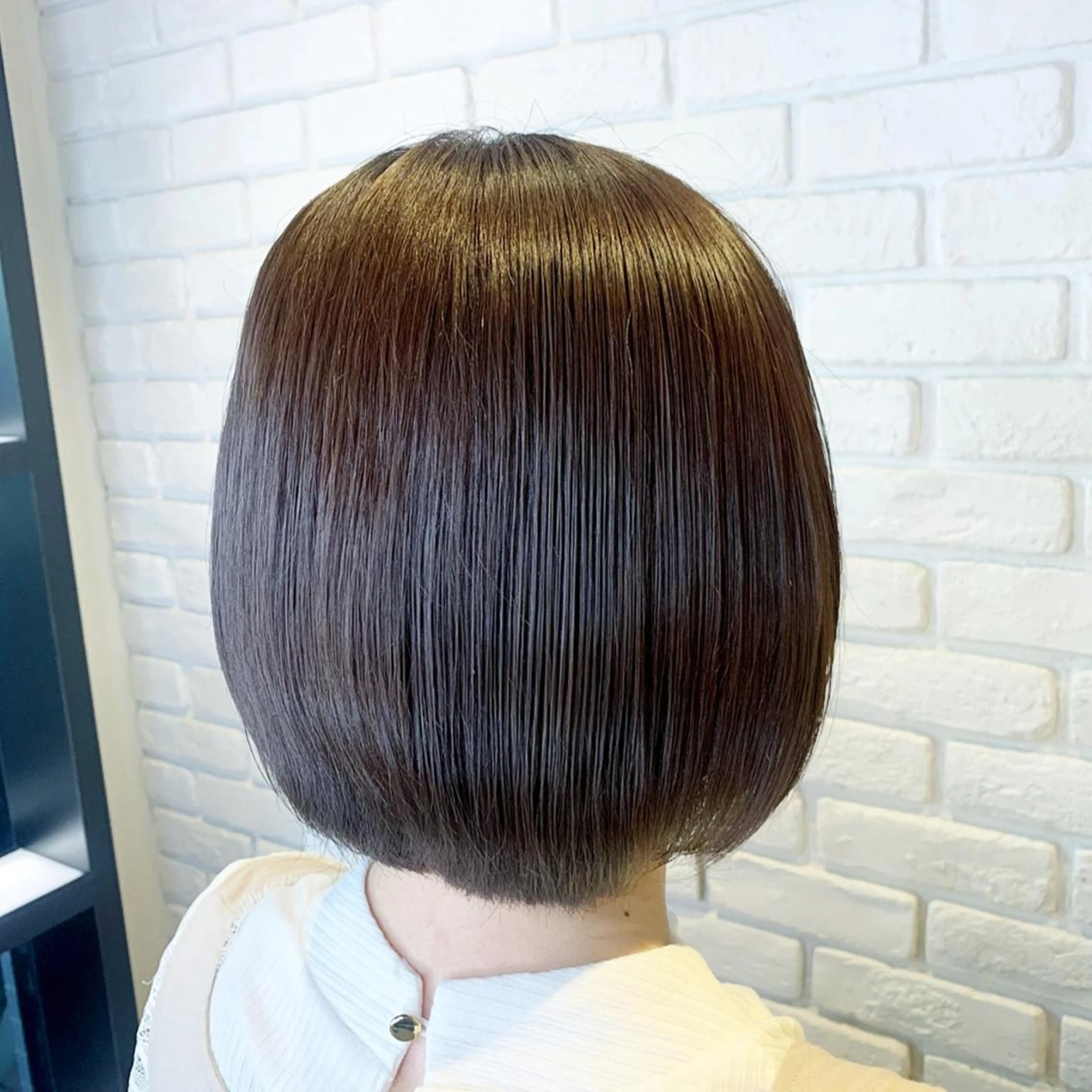 ショート カラー パーマ ヘアアレンジ 髪質改善/縮毛矯正 艶カラー/珠聡のヘアスタイル