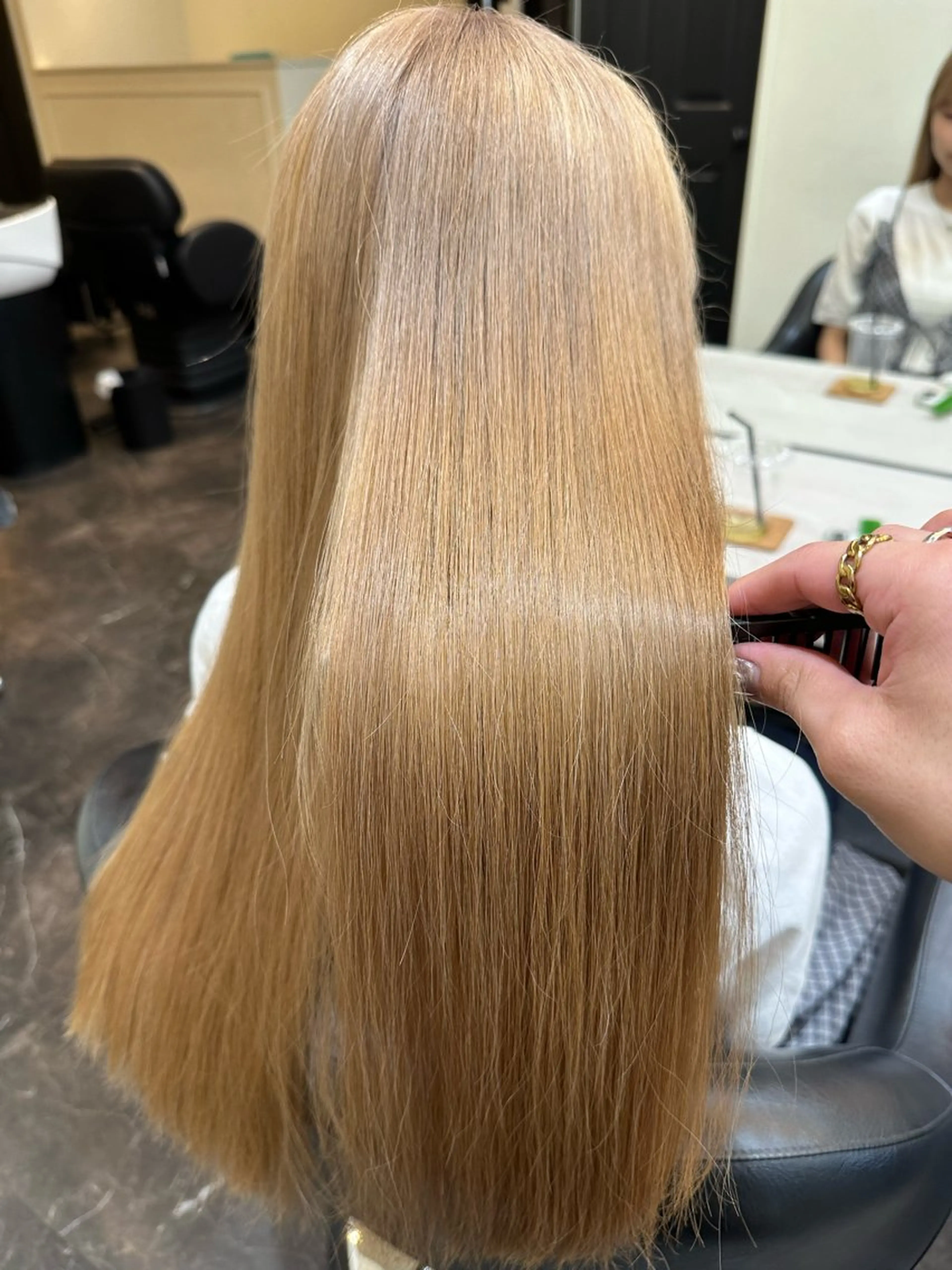 ロング 髪質改善 カット ヘアカラー トリートメント newi広島/ 尼子修也のヘアスタイル