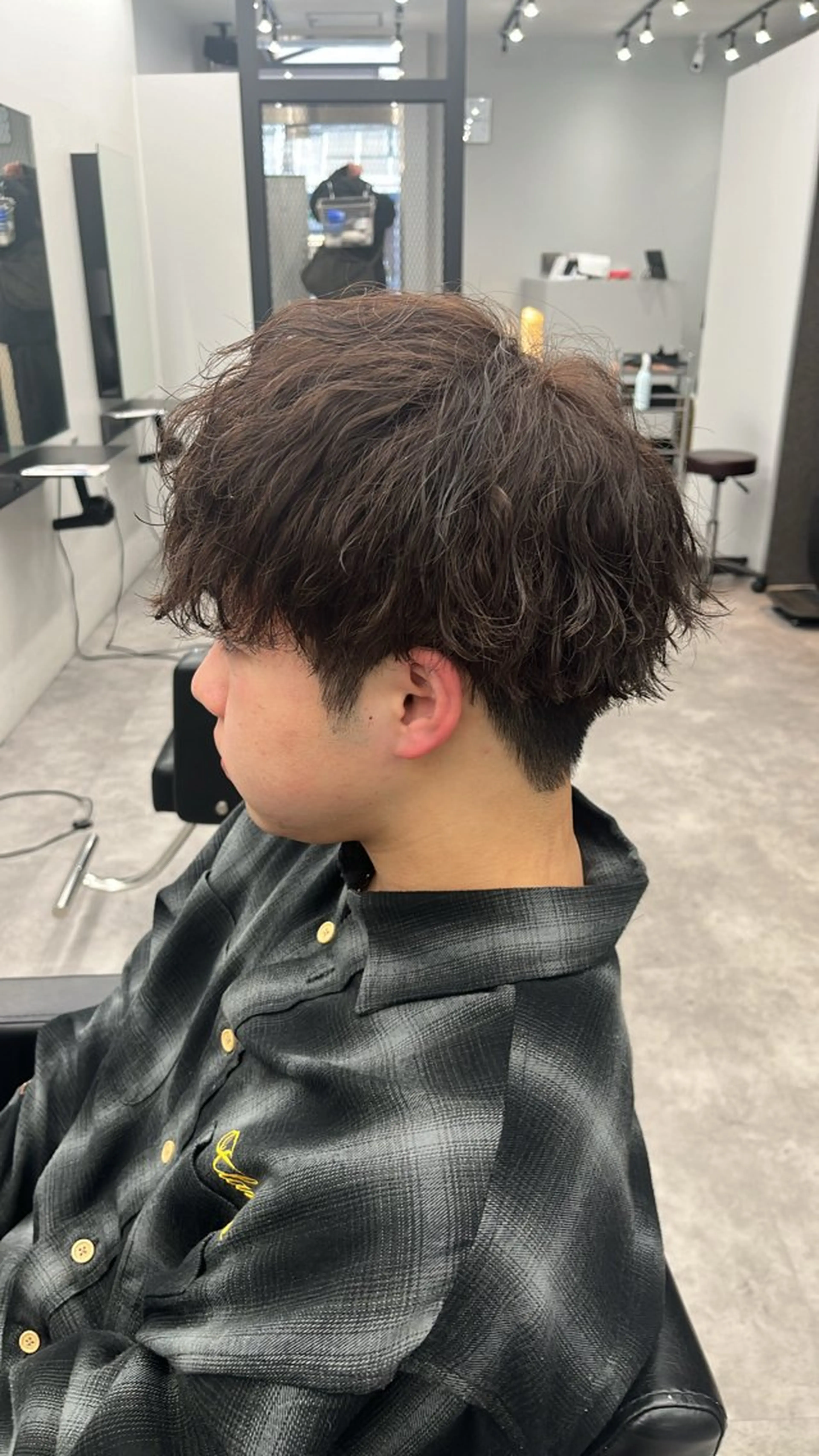 カラー パーマ メンズ カット ヘアカラー パーマ men's salon First中崎町店所属・First中崎町 西郡   涼のヘアスタイル