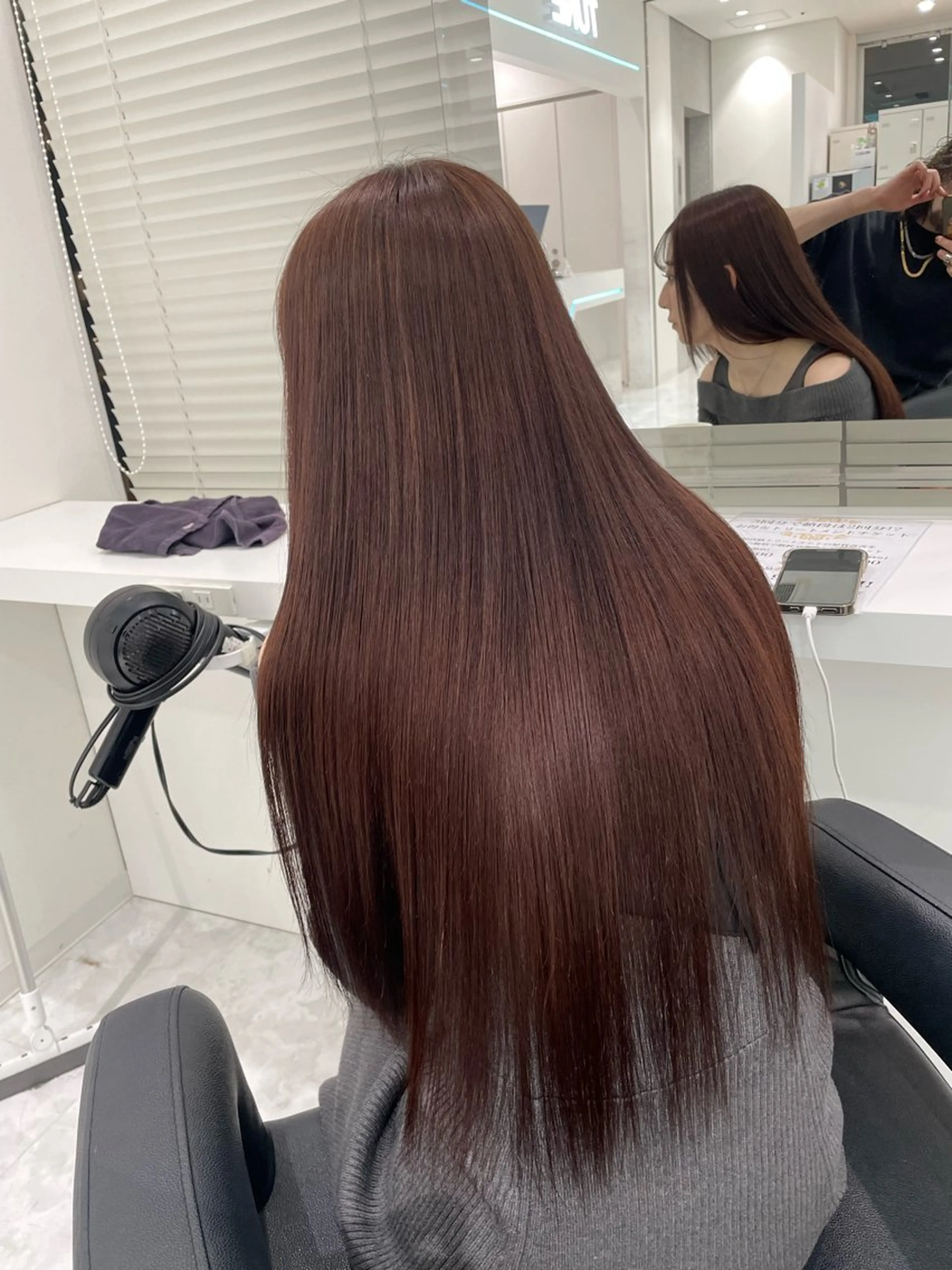 ロング カラー ヘアカラー トリートメント ヘッドスパ 🌿透明感赤み消し Keishin🌿のヘアスタイル