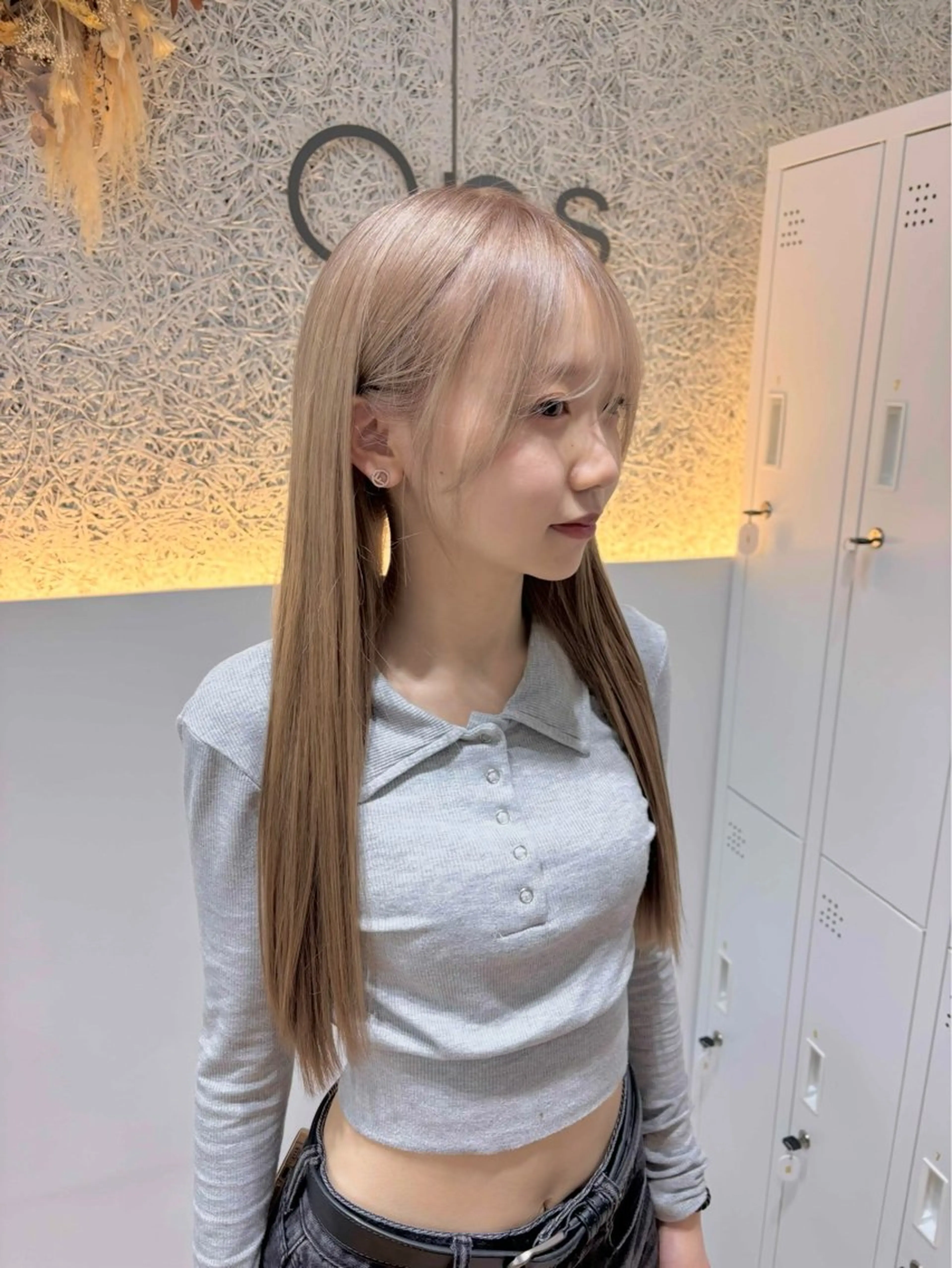 カラー ブリーチ ケアブリーチ ハイトーンカラー OPS hair大名 🩵yuna🌙のヘアスタイル