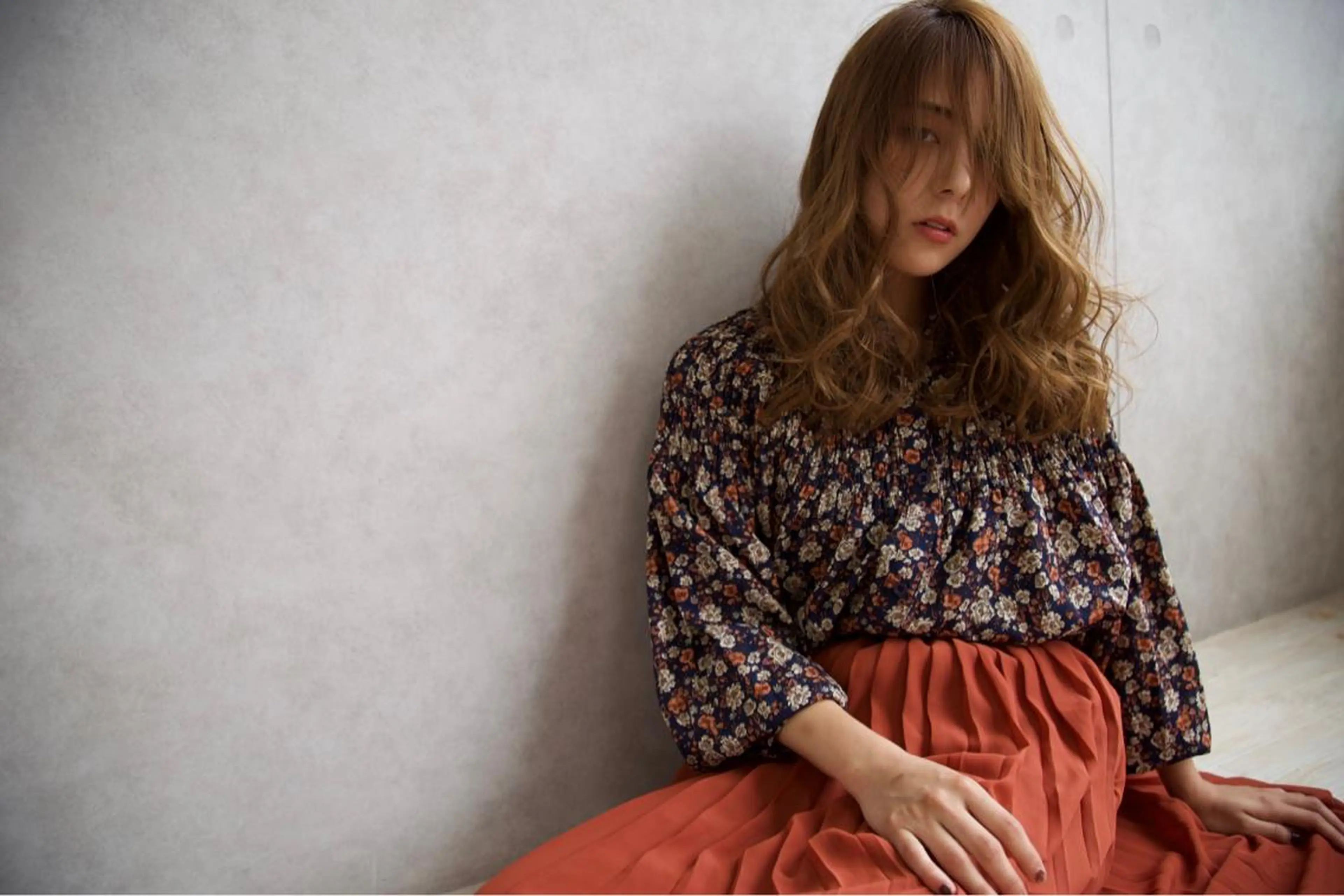 ロング カット ヘアカラー トリートメント 小澤大輔 YOLO hairのヘアスタイル