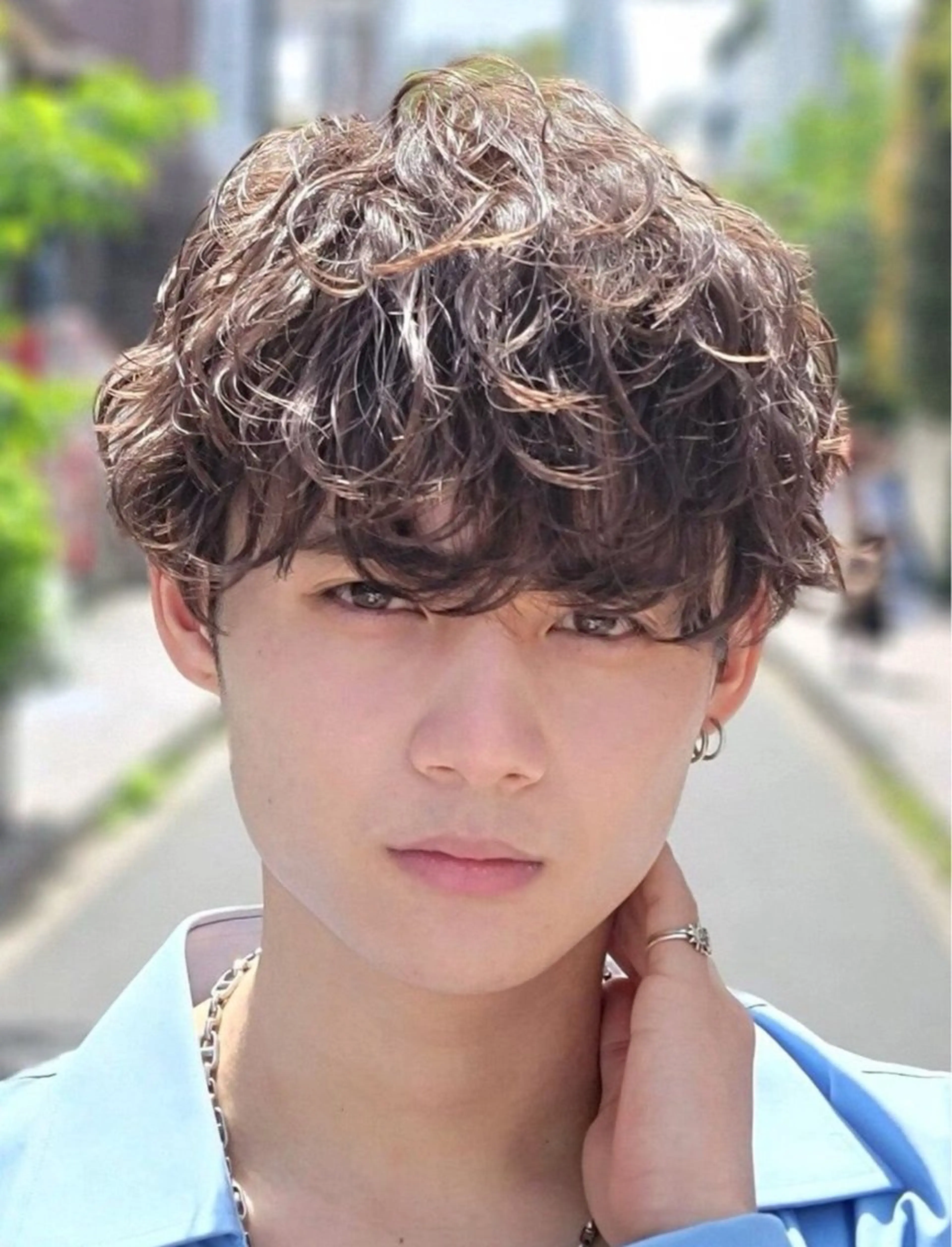 パーマ メンズ メンズパーマ 波巻きパーマ 似合わせパーマ🔥 河浪  大智のヘアスタイル