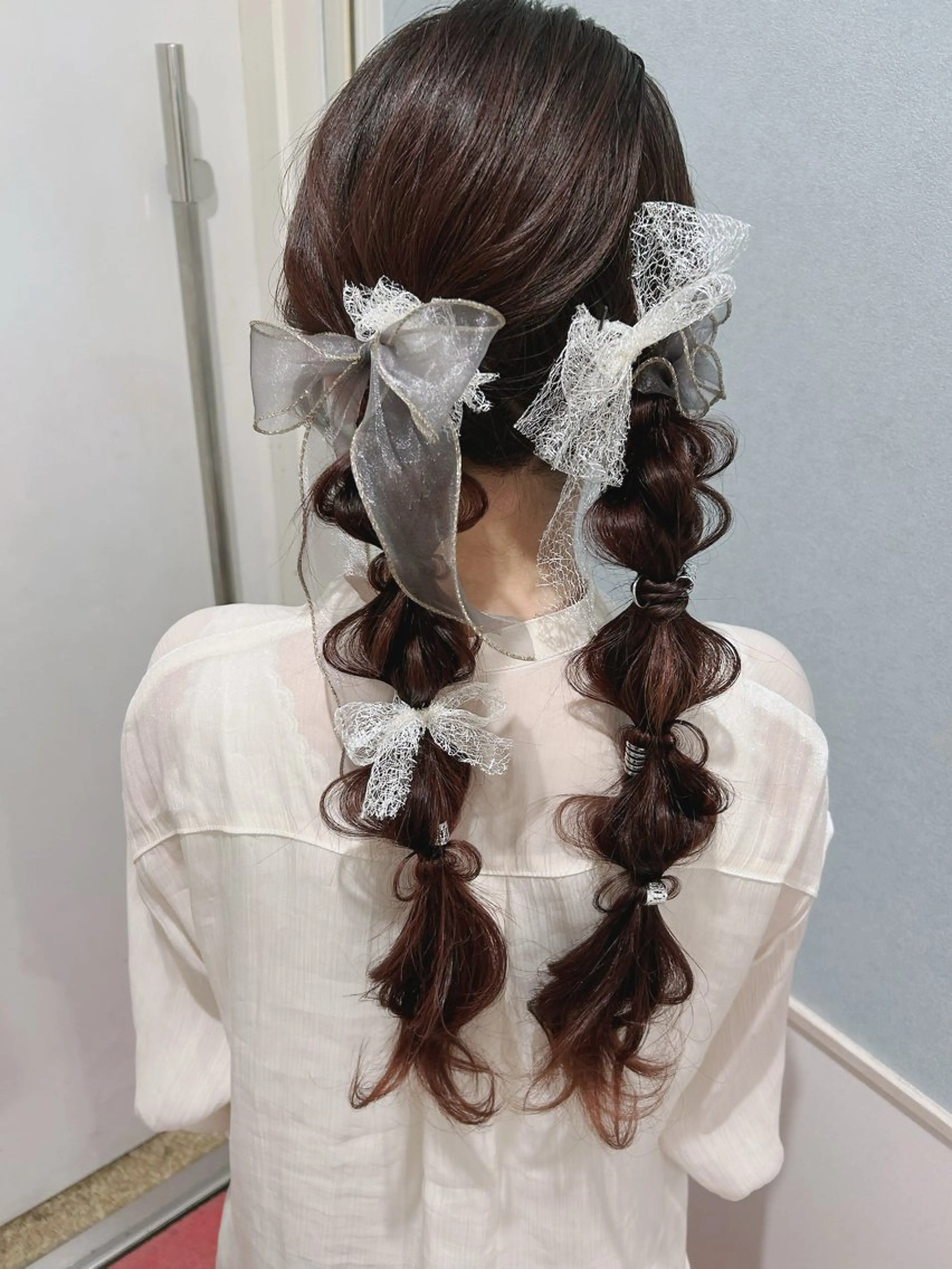 ロング ヘアアレンジ セットサロン      ラフテル所属・大阪/ヘアアレンジ /似合わせset💐のヘアスタイル