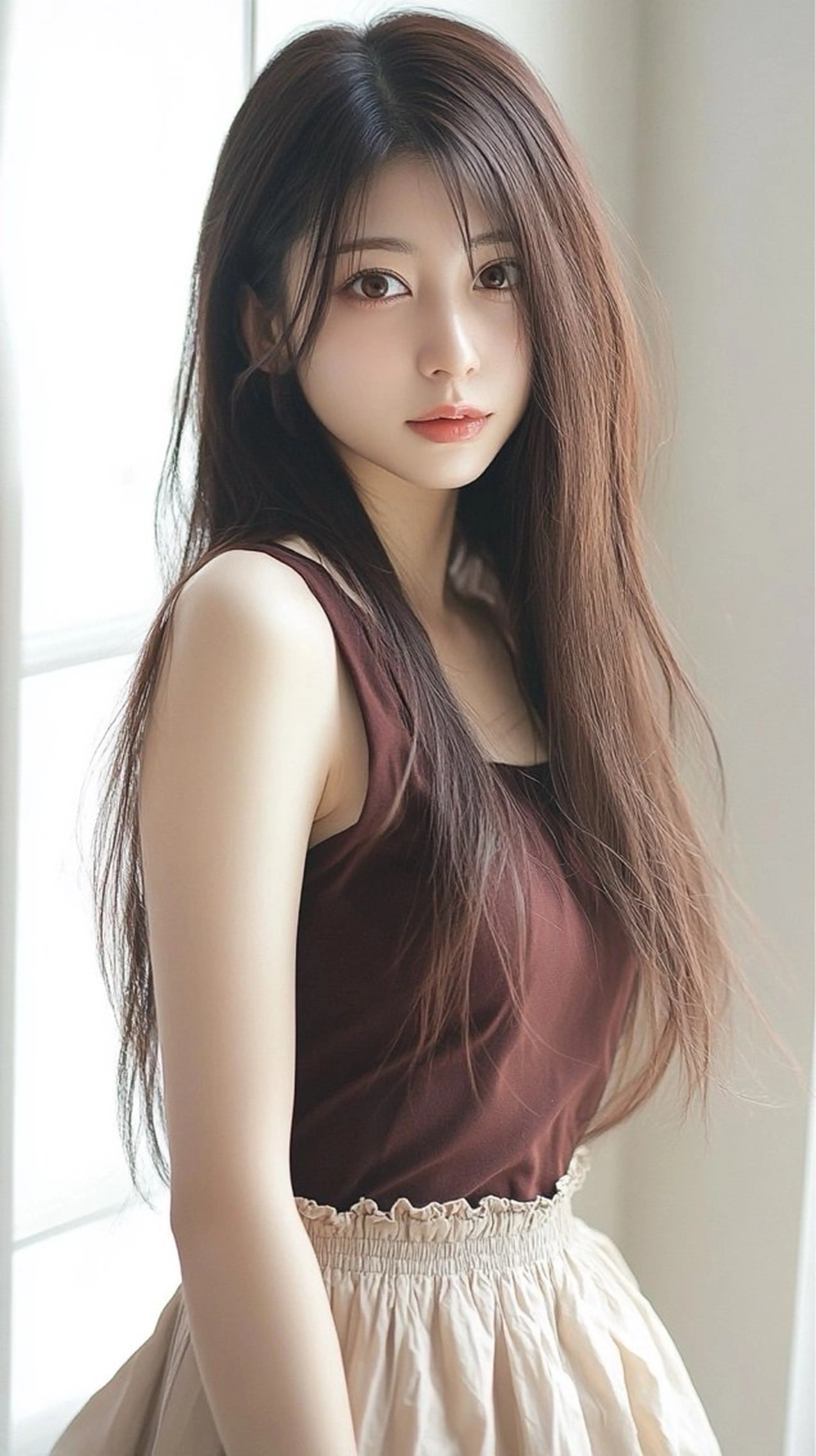 ミディアム​〜​ロングcut＋髪質改善カラー＋保湿ケア♡🧚‍♂️の写真