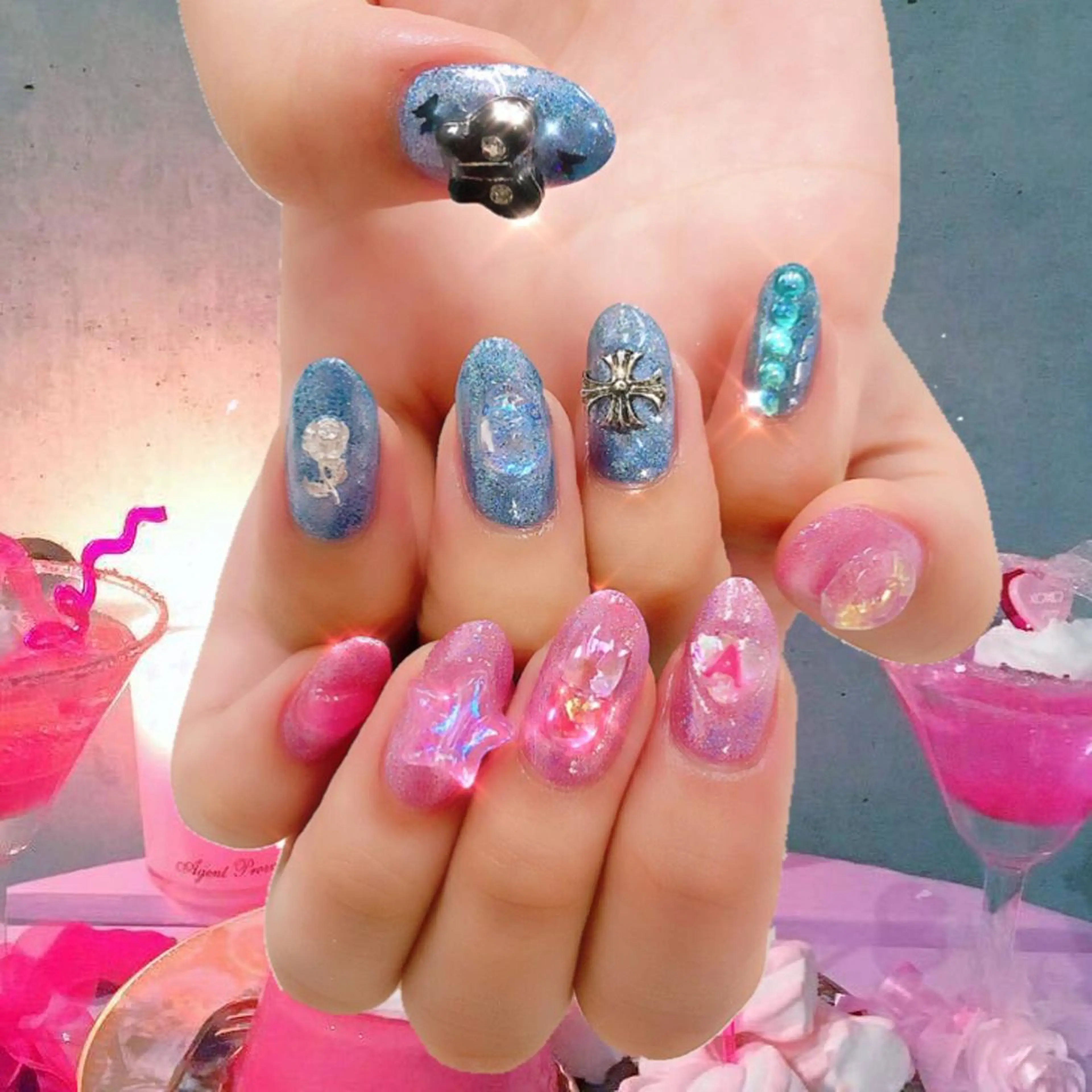 ネイル 持ち込み ハンドネイル フットネイル mi chiのネイルデザイン