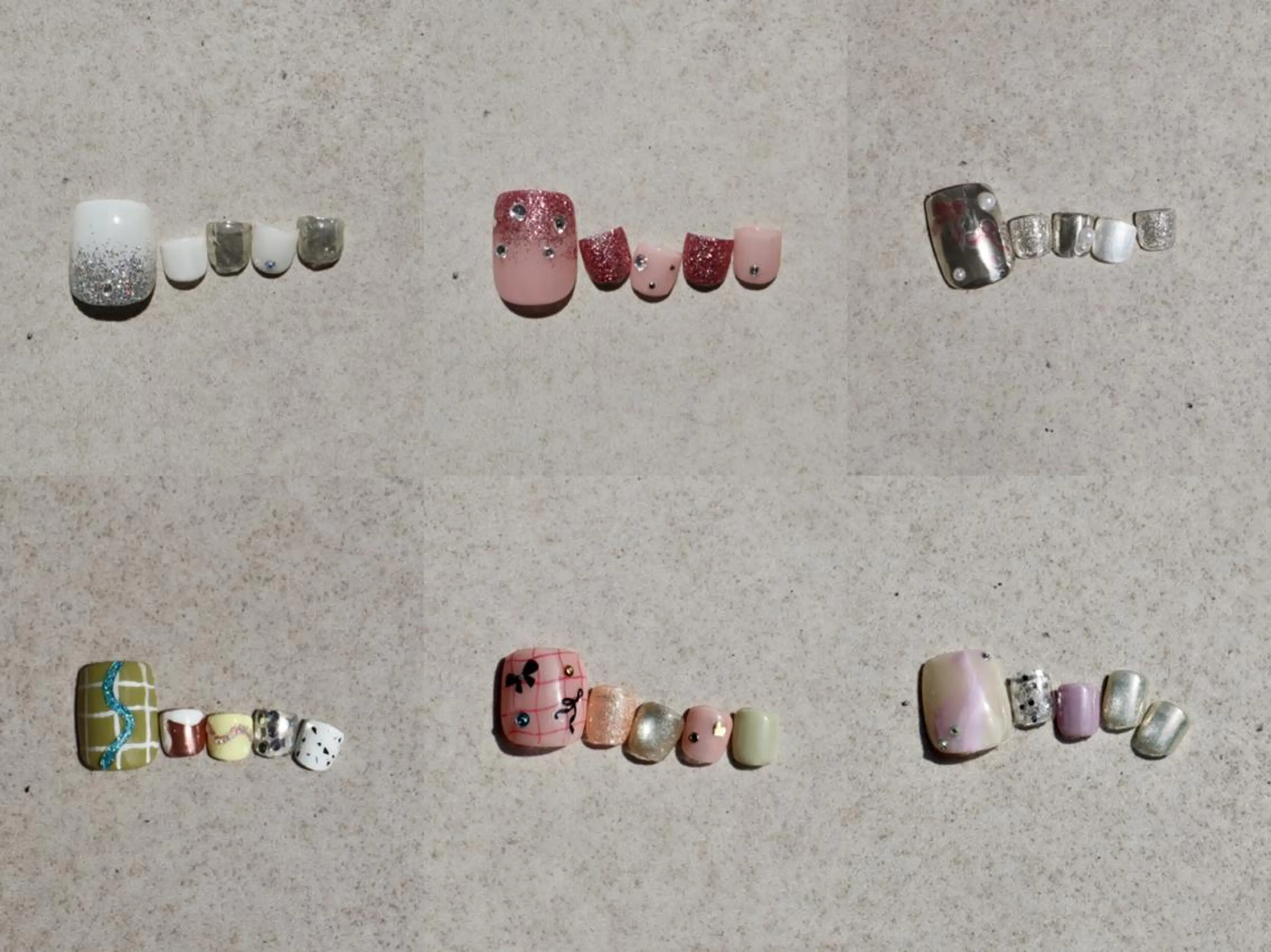 【オフ無料】フット トレンドデザイン40種程　＊デザイン/カラー変更OK＊の写真