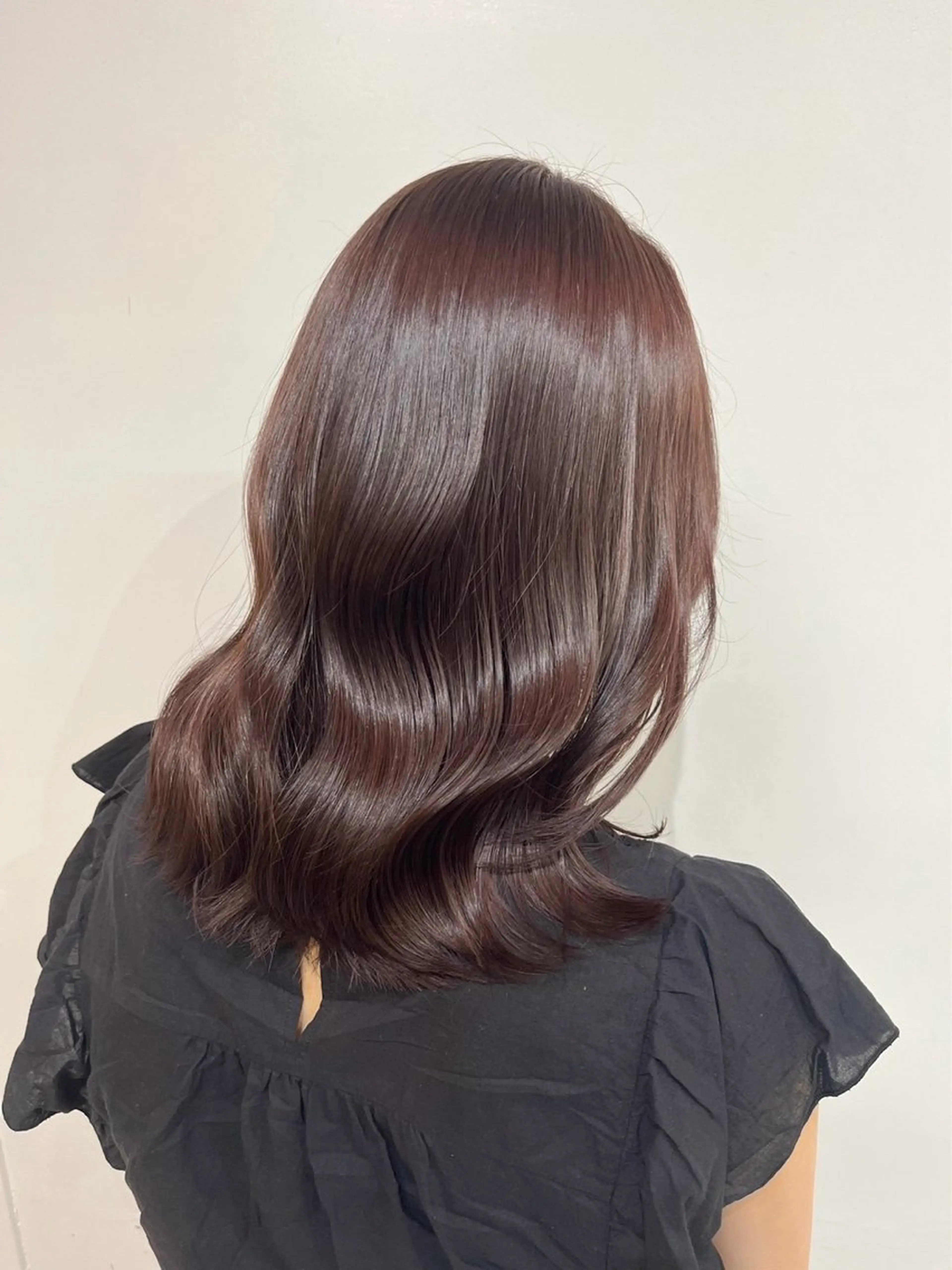 セミロング カラー カット ヘアカラー トリートメント 🦋レイヤー✖︎ 髪質改善🦋リョウヤのヘアスタイル