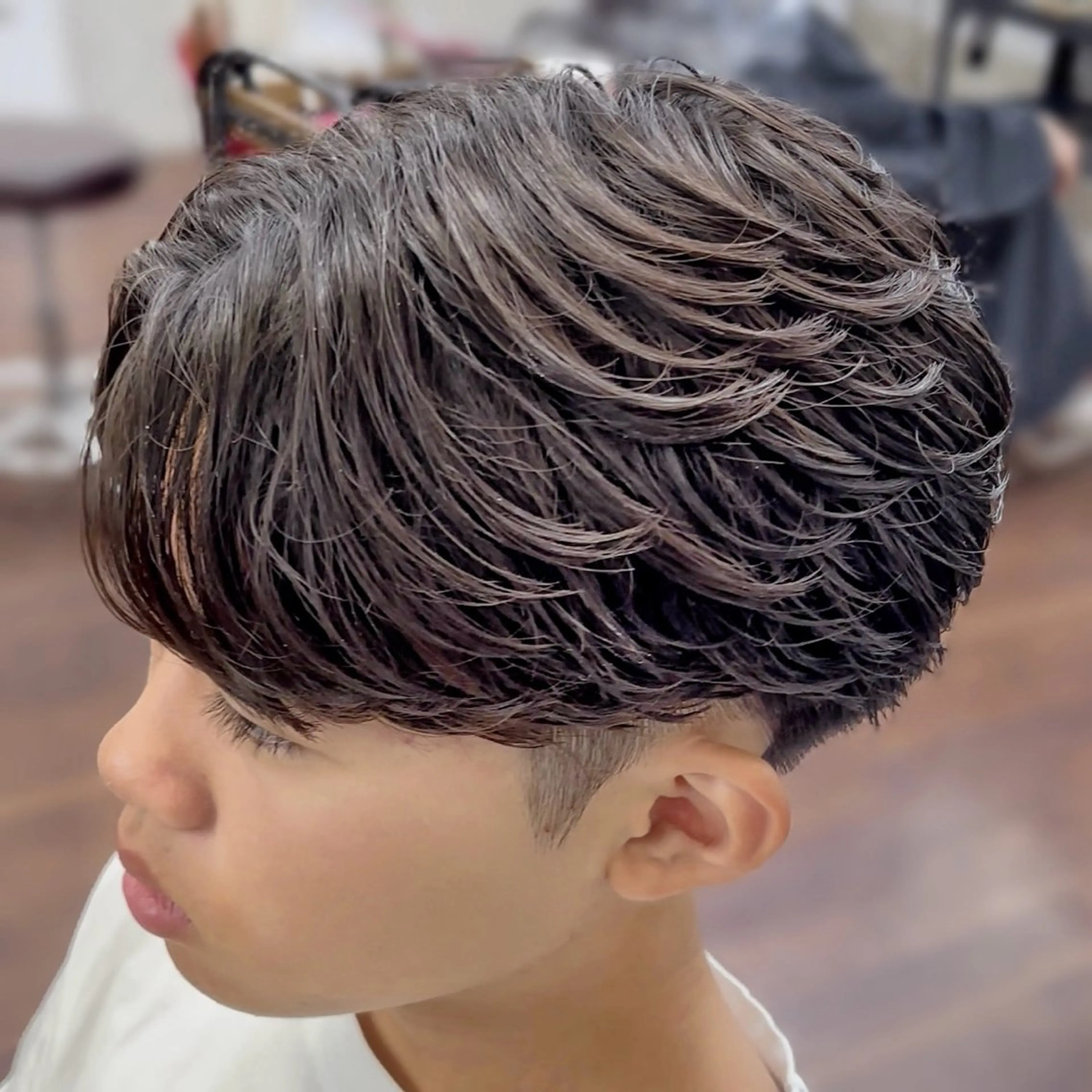 パーマ メンズ フェザーパーマ メンズパーマ Rikito /メンズパーマのヘアスタイル