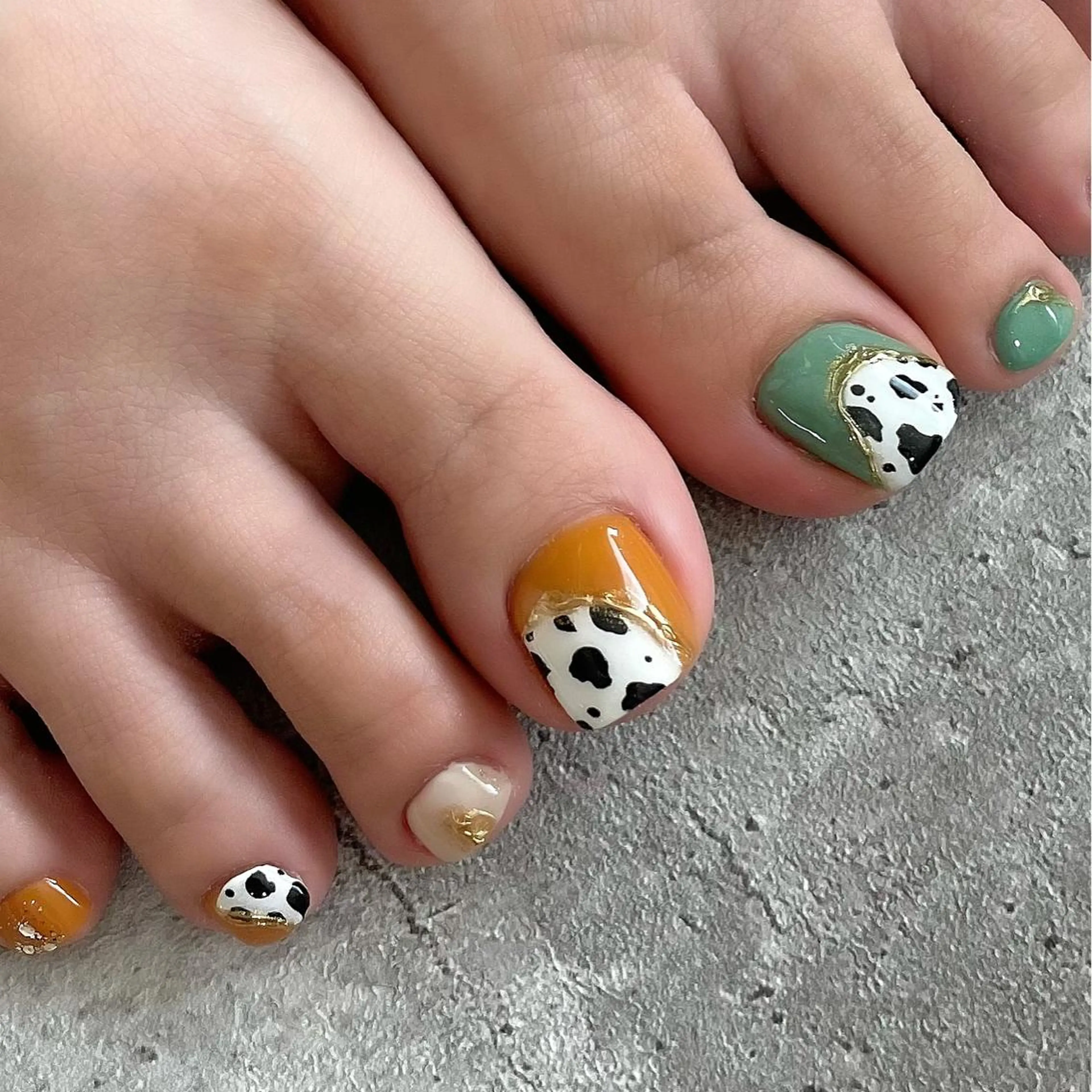 ネイル フットネイル ジェルネイル 東 千夏のネイルデザイン