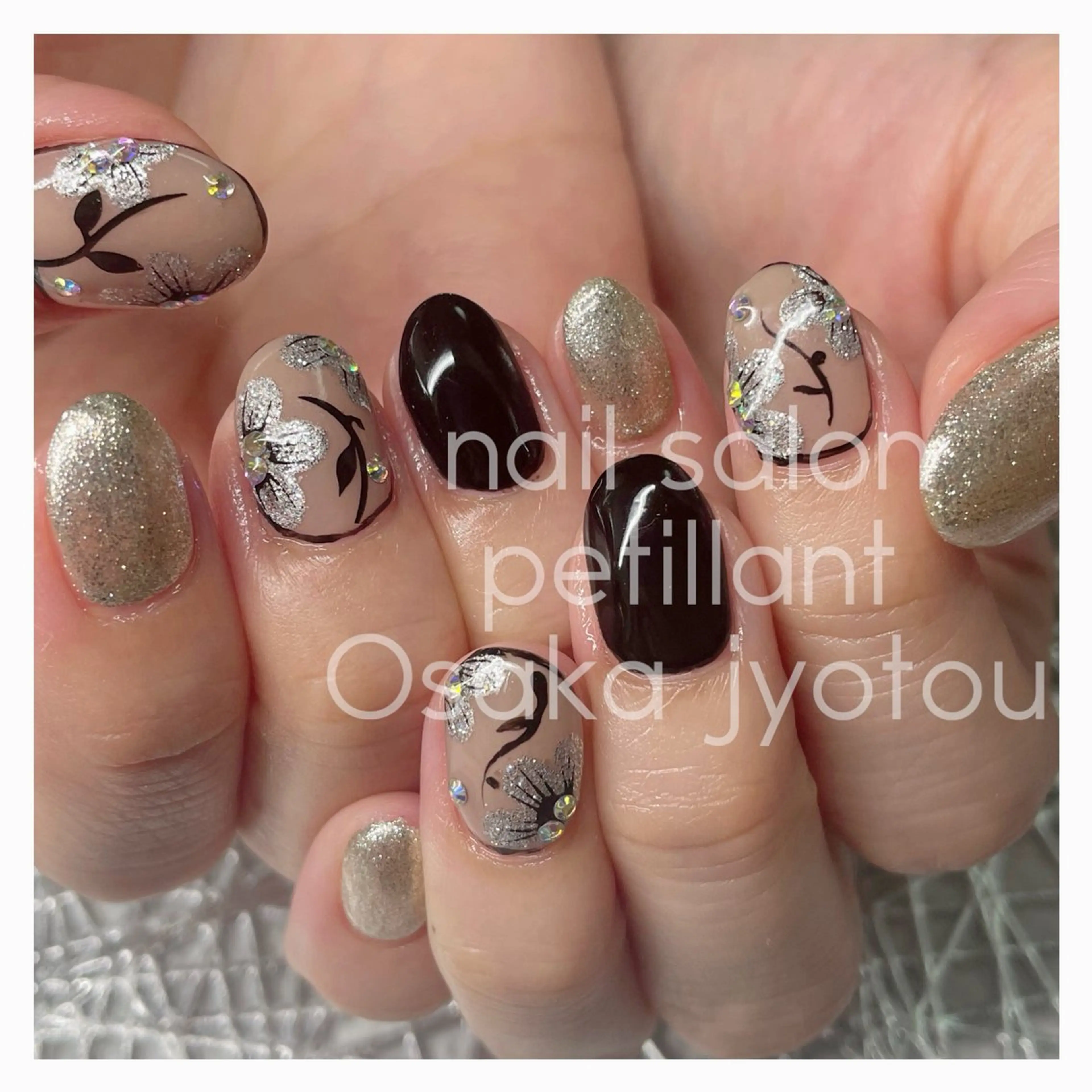 ネイル クリアネイル ジェルネイル petillant所属・nail salon petillantのネイルデザイン