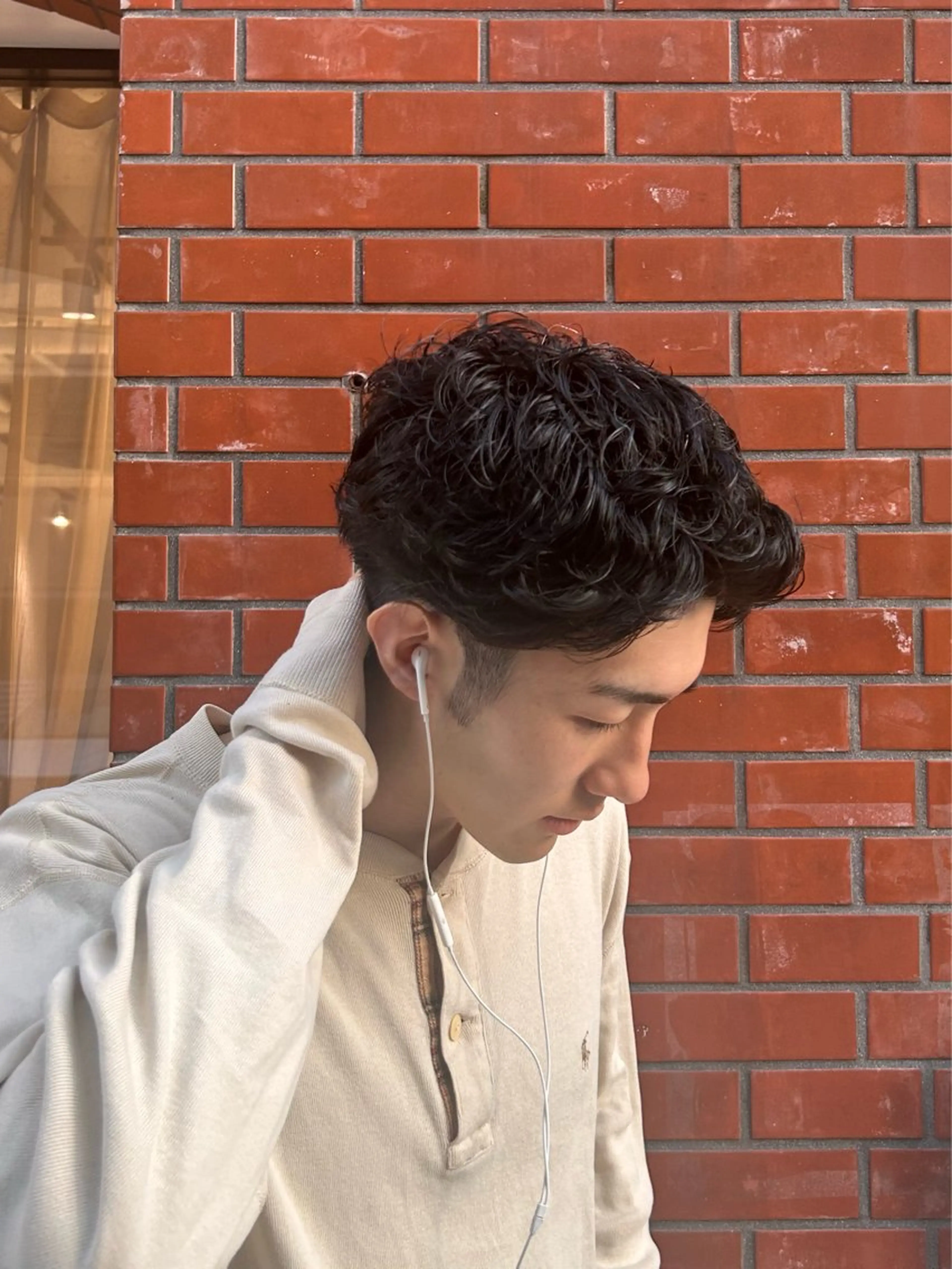 ショート パーマ メンズ メンズパーマ 似合わせカット ショートヘア スパイラルパーマ カット パーマ 保坂 駿太郎のヘアスタイル