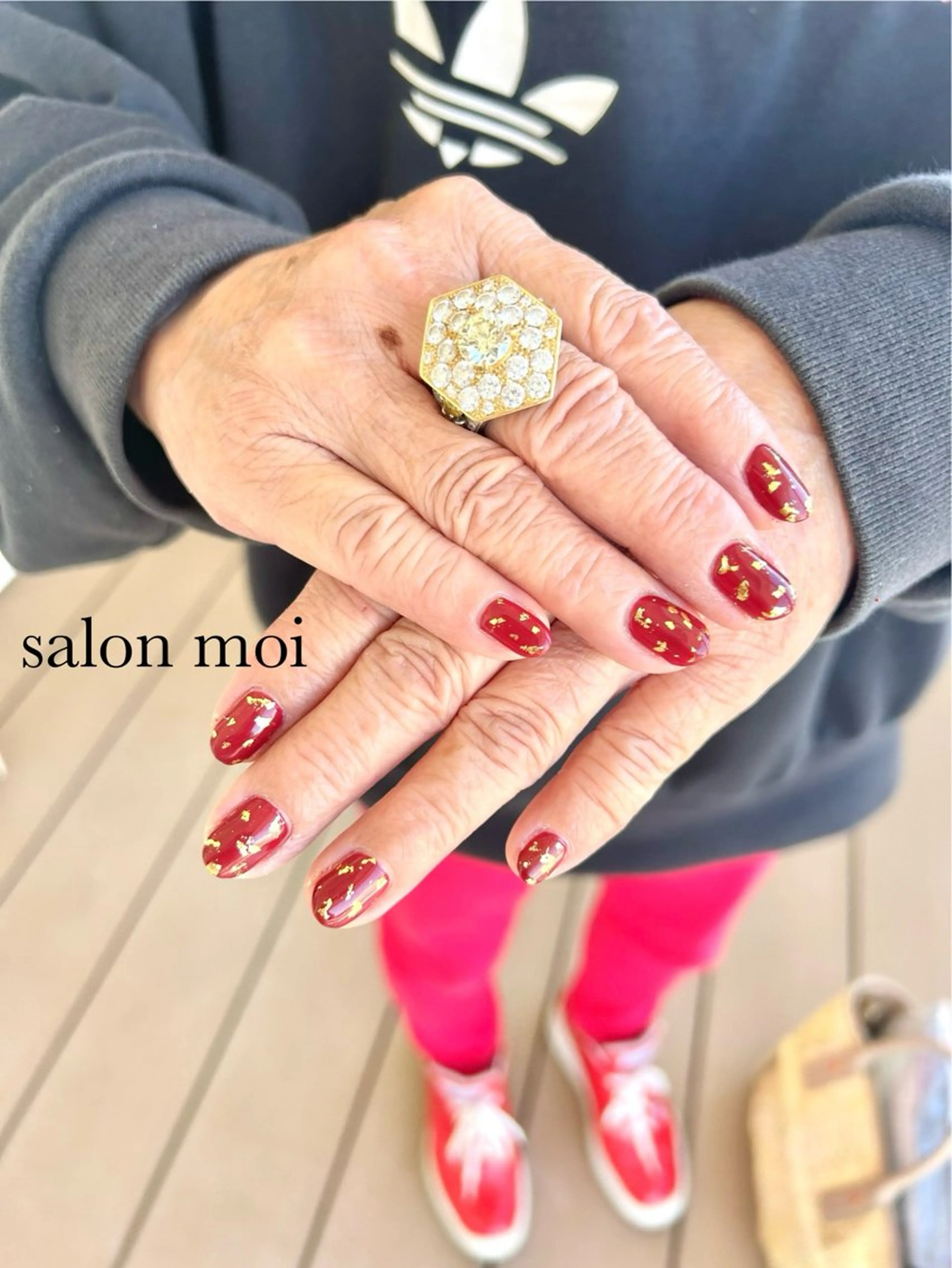 ネイル ワンカラーネイル ハンドネイル salon moiのマツエク・マツパデザイン