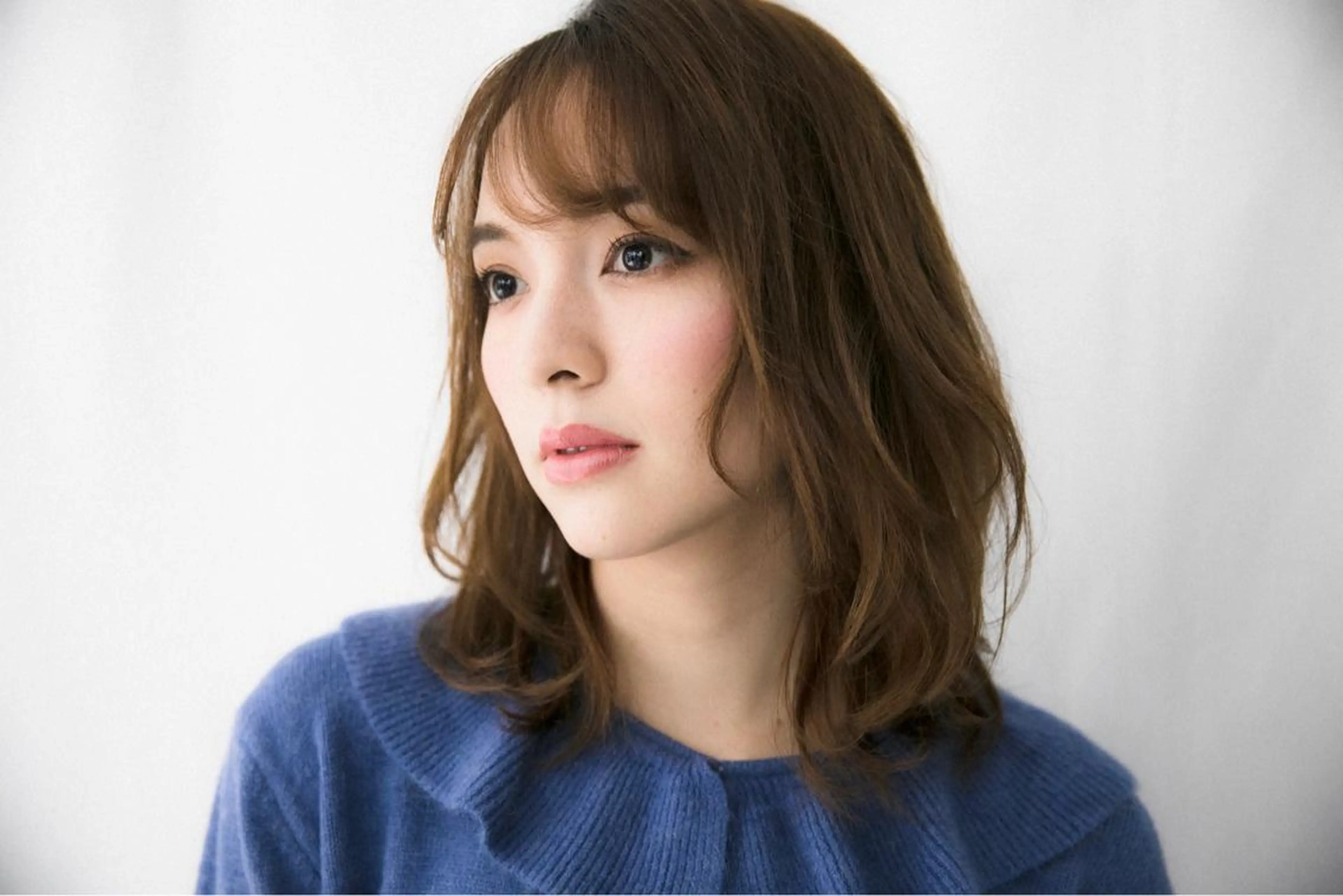 ミディアム ハイライト 髪質改善 小顔カット Endearing 銀座/レイヤーカットのヘアスタイル