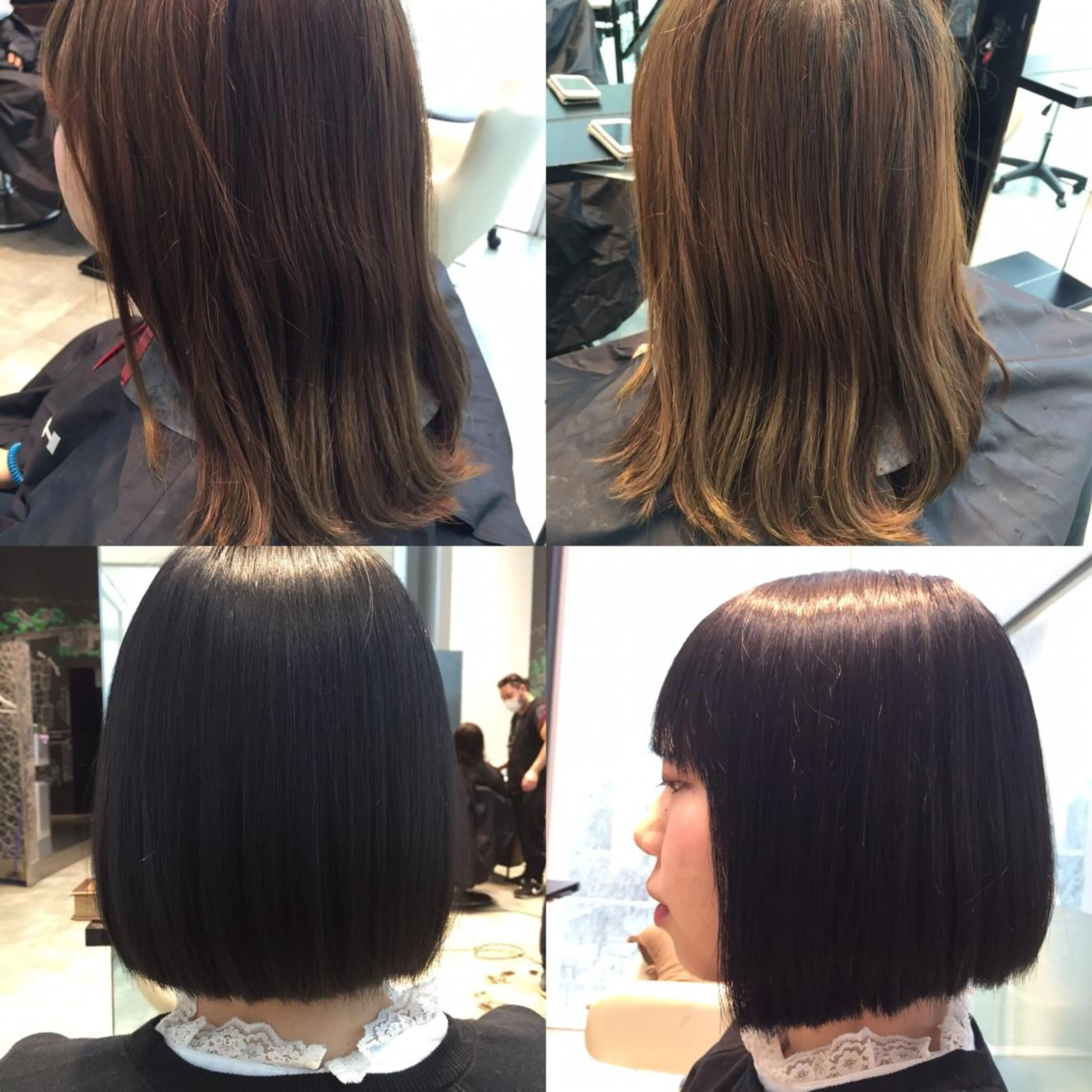 ショート ミディアム セミロング ロング カラー ショートボブ ボブ ショートヘア Re:ta KANZOのヘアスタイル