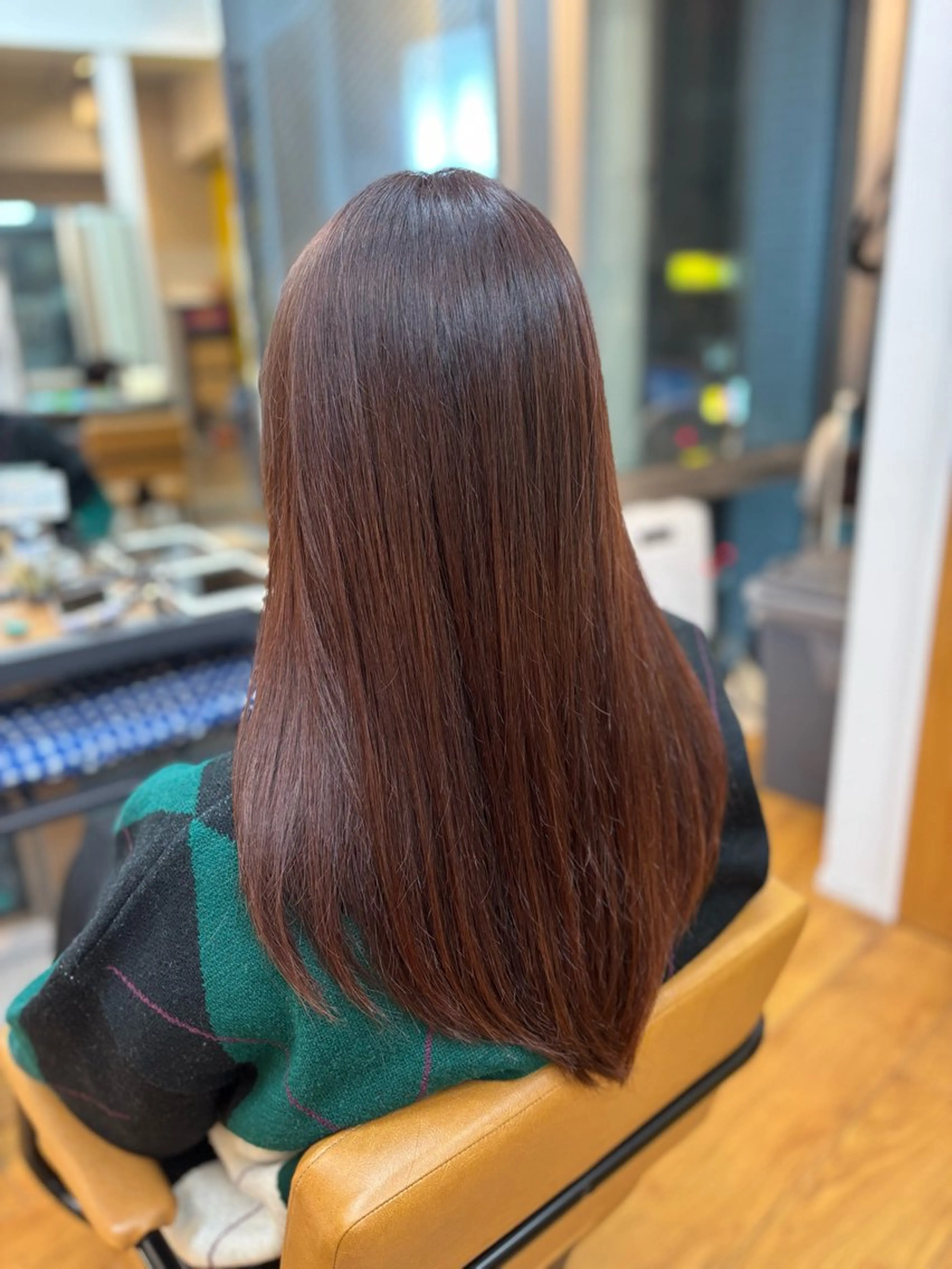 ロング カラー ブラウンカラー ピンクカラー ピンクブラウン レイヤーカット ヘアカラー カネコ ナナミのヘアスタイル