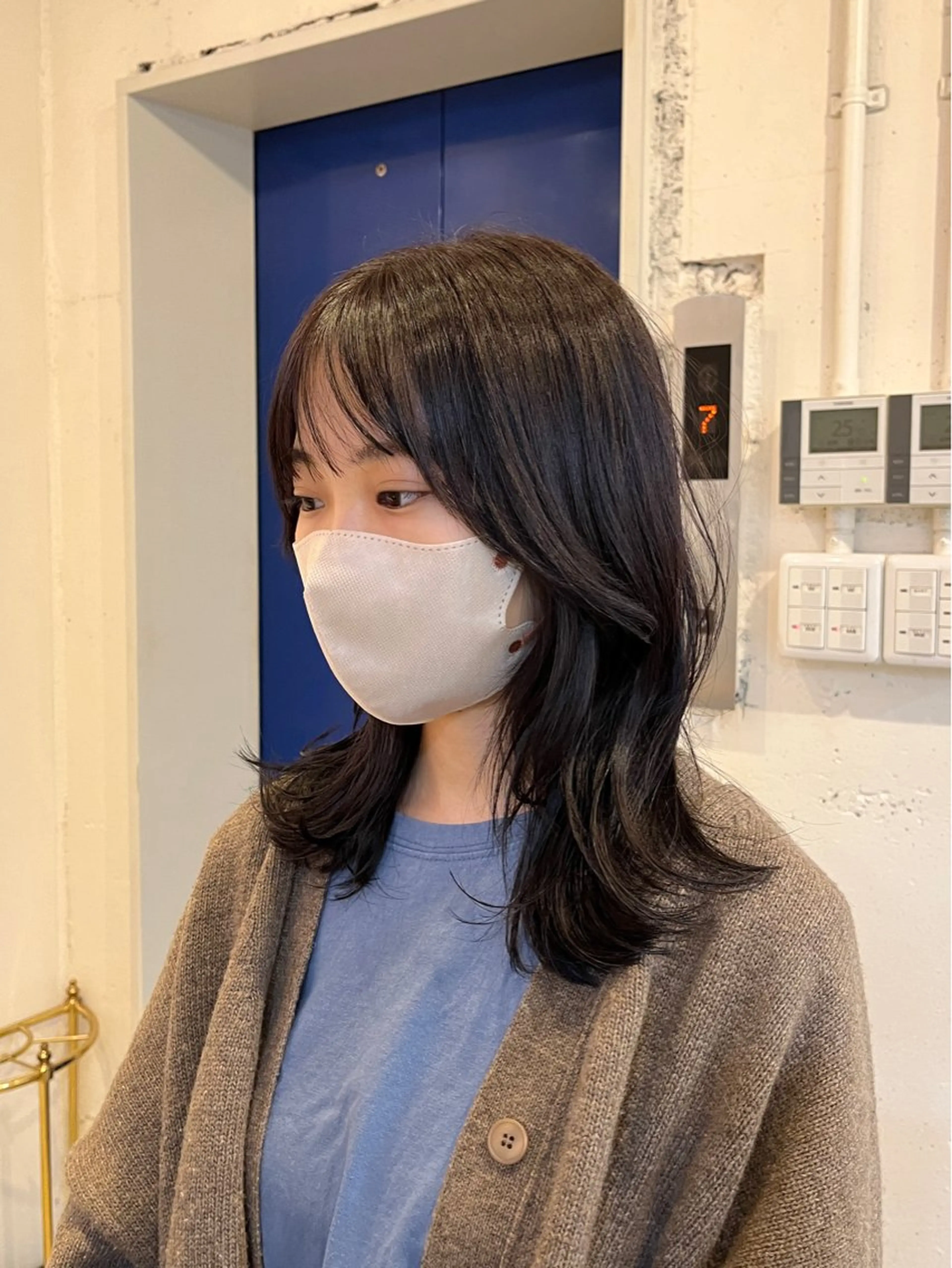 ミディアム カラー カット ヘアカラー トリートメント RYOMA/ 似合わせ🎧🤍のヘアスタイル