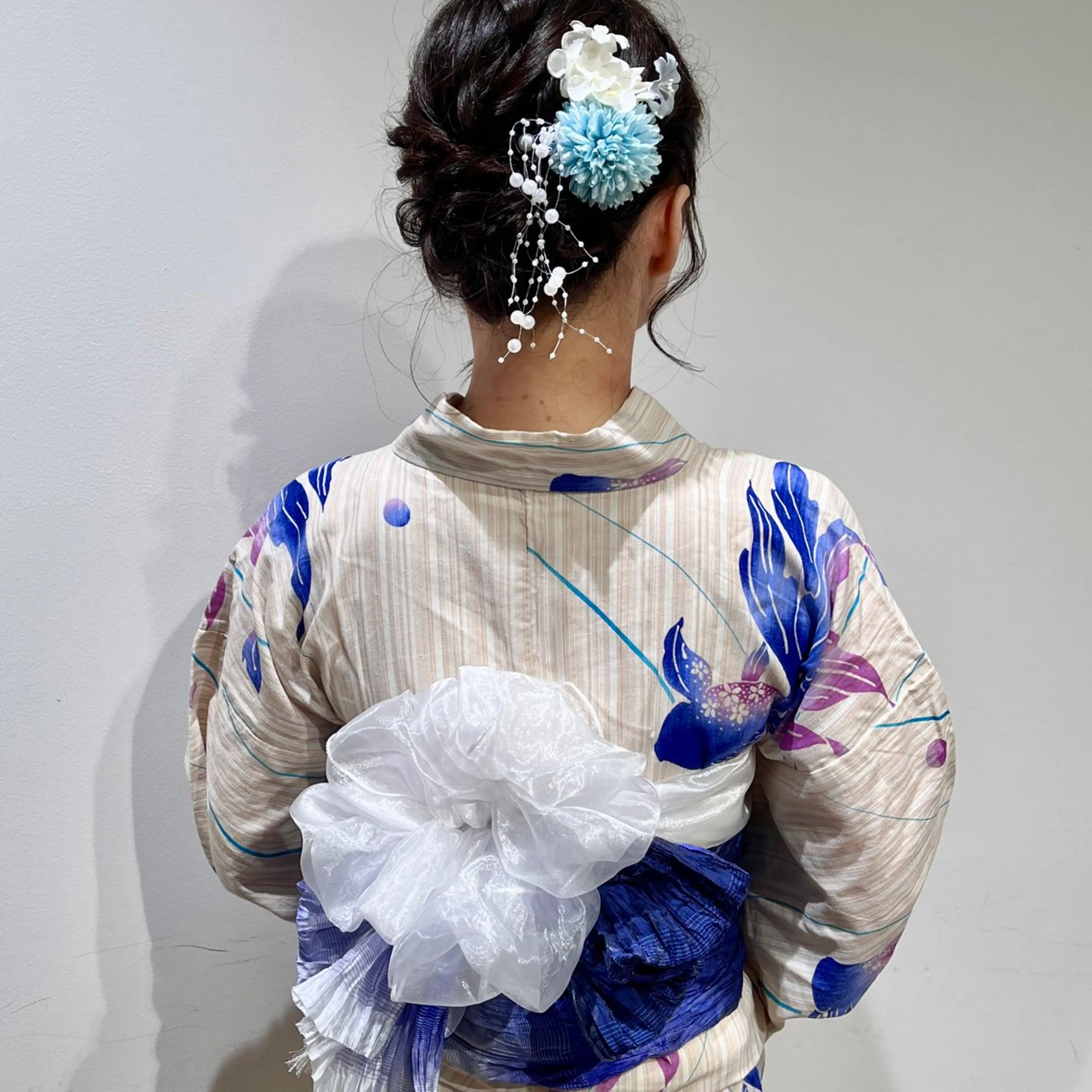 ヘアアレンジ 着付け 韓国レイヤー 暖色カラー/さくらのヘアスタイル