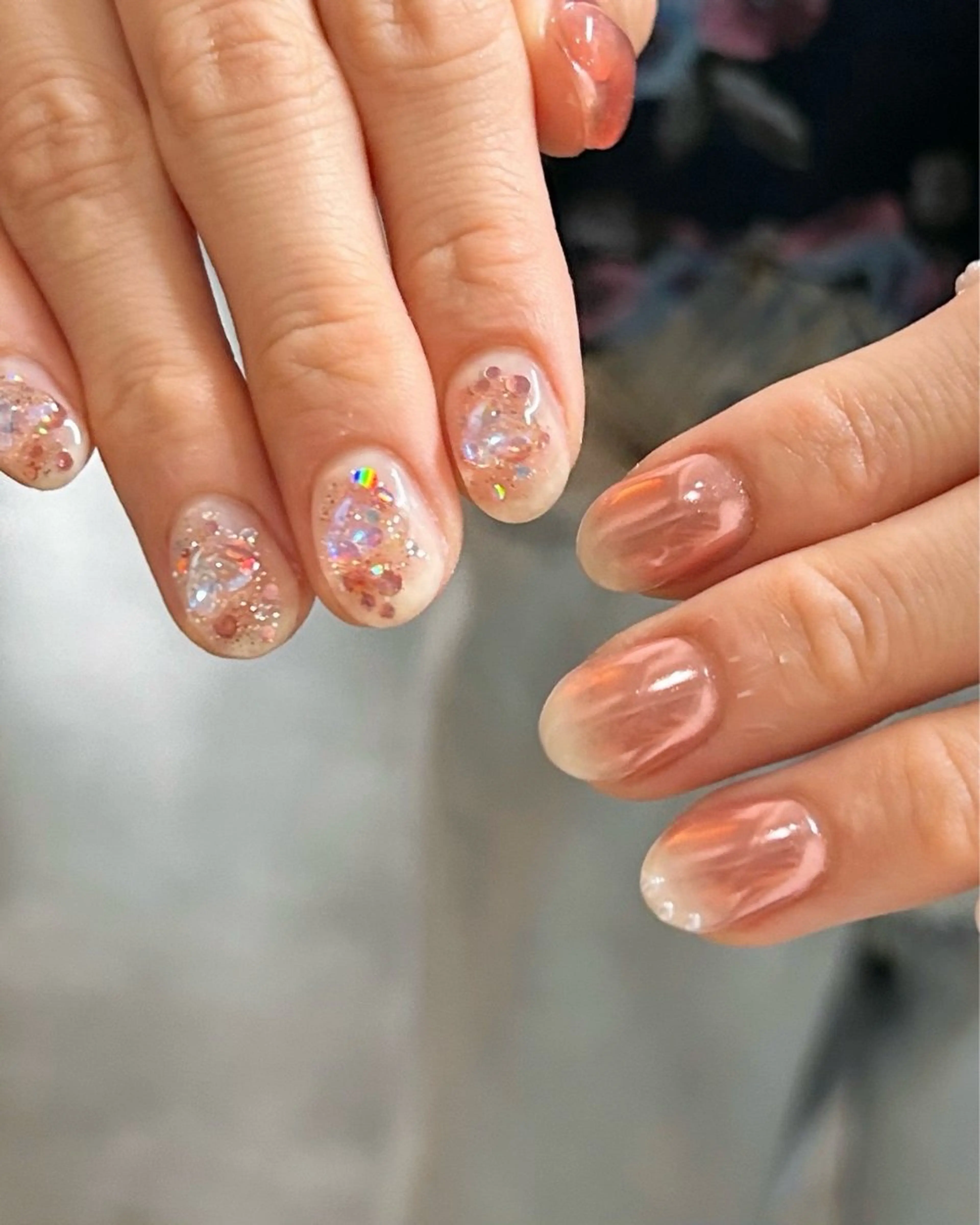 ネイル ハンドネイル ニュアンス _misakiのネイルデザイン