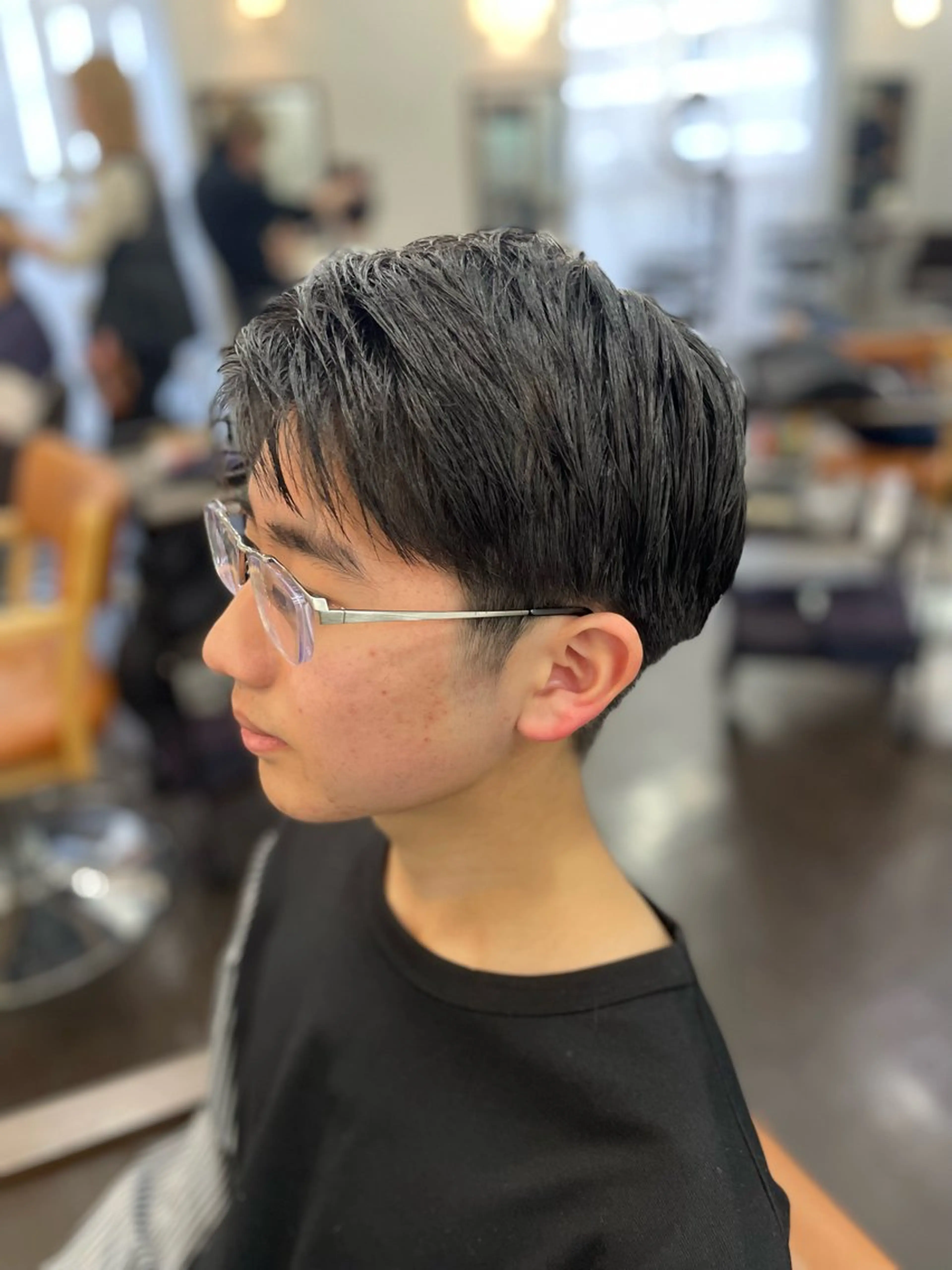 メンズ カット 艶・暖色カラー/ メンズ/名駅/ユキハのヘアスタイル