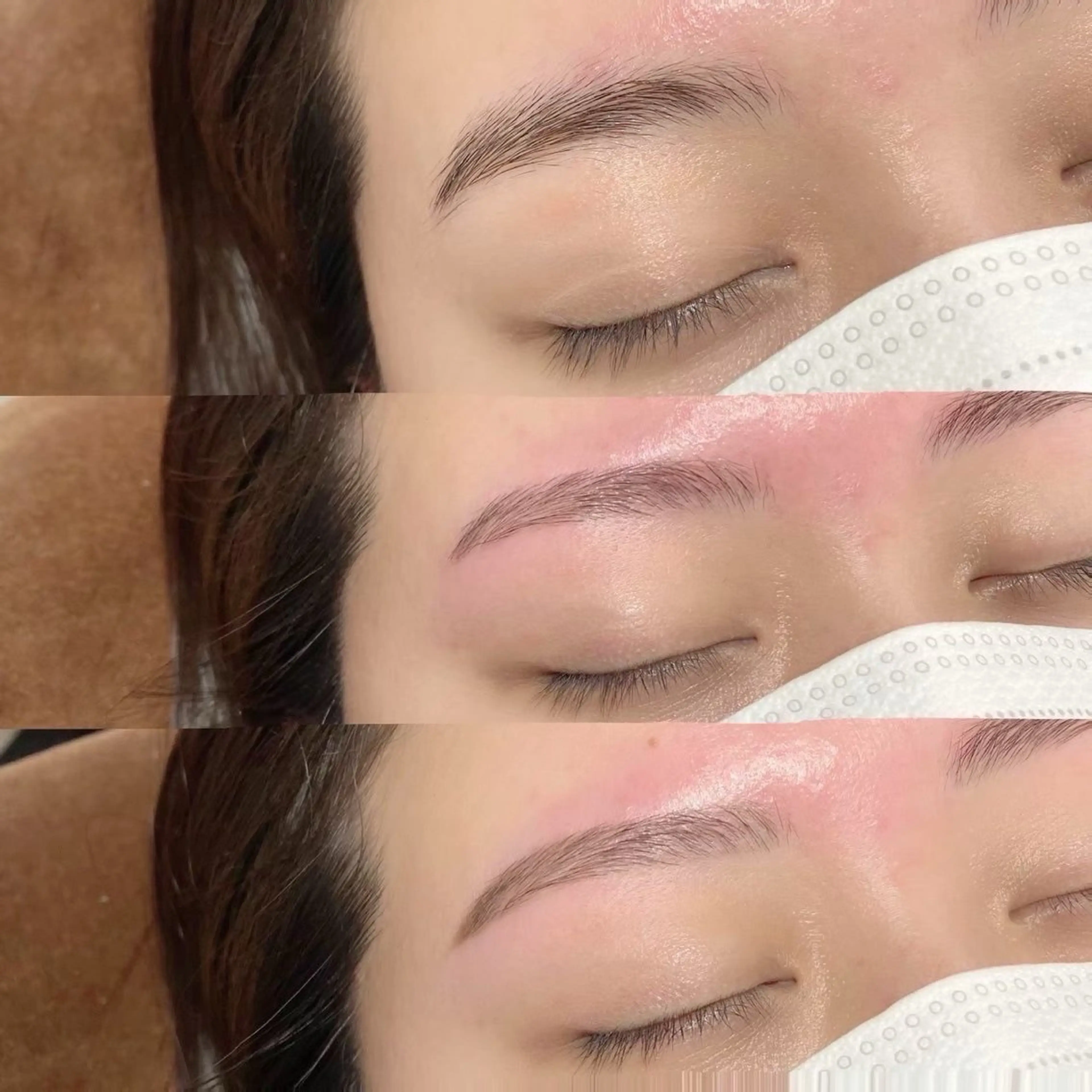 【脱毛業界初！】眉毛デザインワックス❣️美眉毛アイブロウワックス〈眉カット、間引き、メイク付〉＋眉毛光脱毛✨の写真