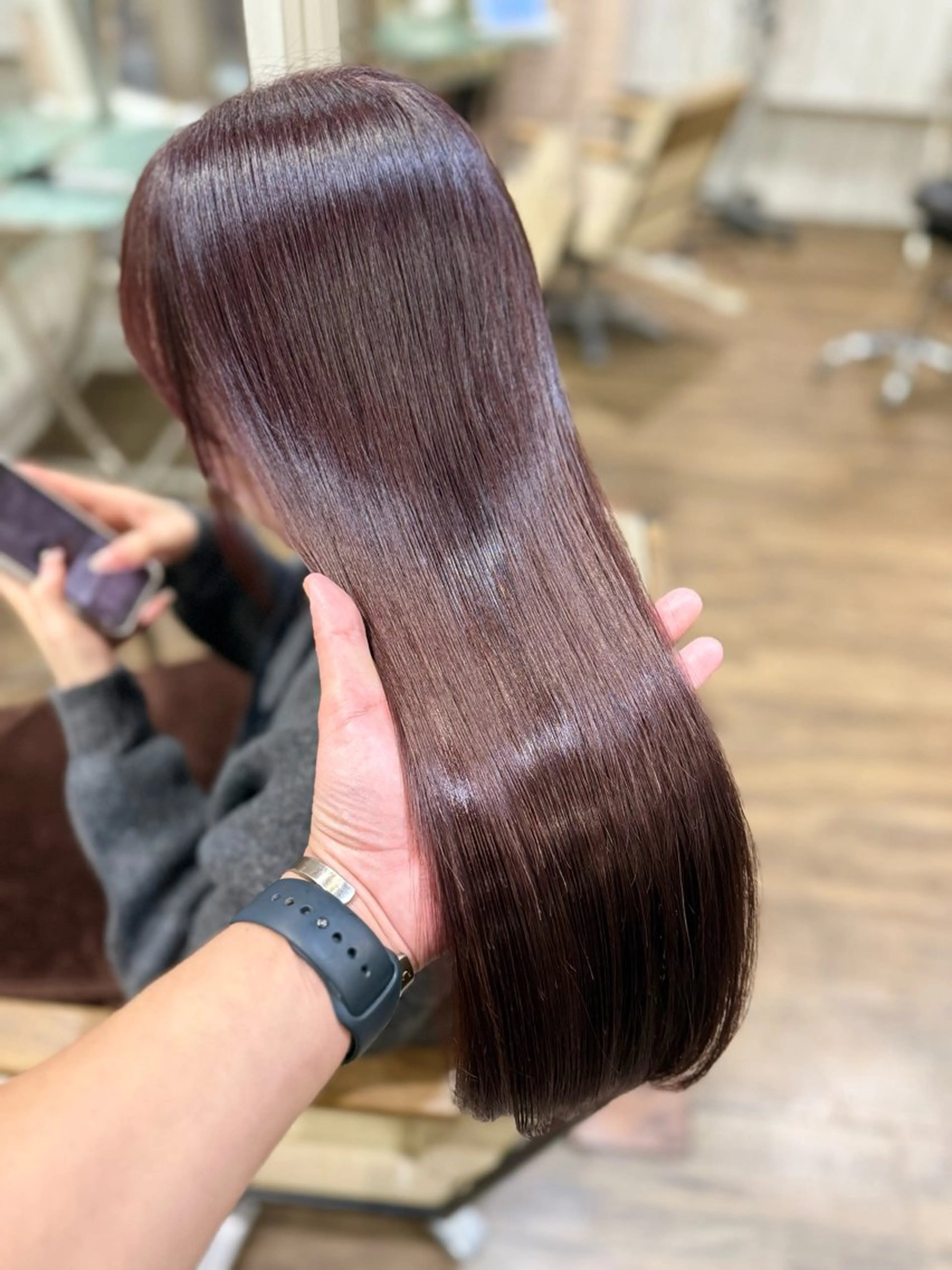 セミロング カラー ヘアアレンジ ピンクカラー 髪質改善 トリートメント 酸熱トリートメント カット ヘアカラー トリートメント RecheRche【池袋】所属・👑指名率No.1 👑坂口飛翔のヘアスタイル