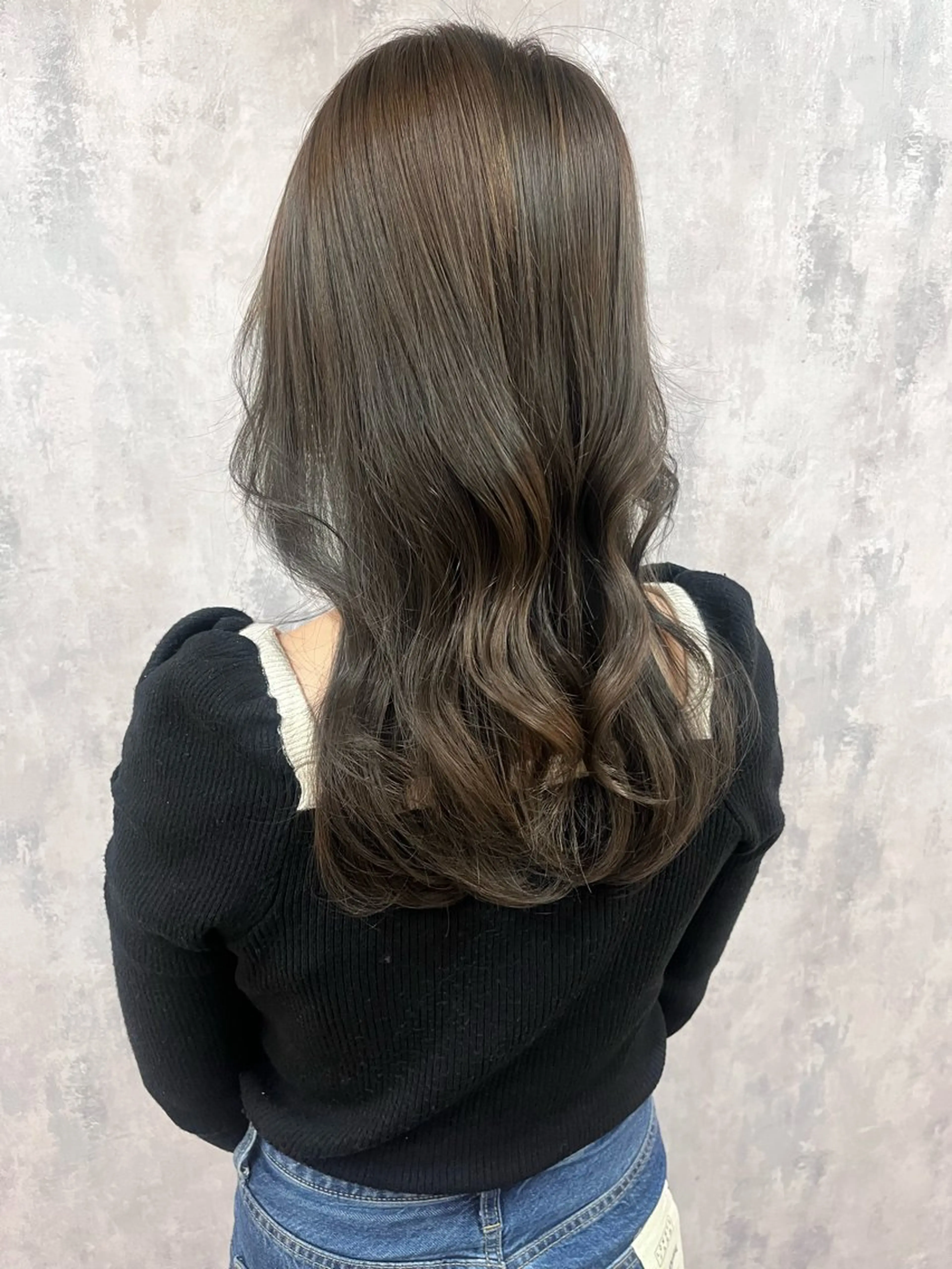 セミロング カラー ヘアカラー 韓国系/ダブルカラー /トグチリンカのヘアスタイル