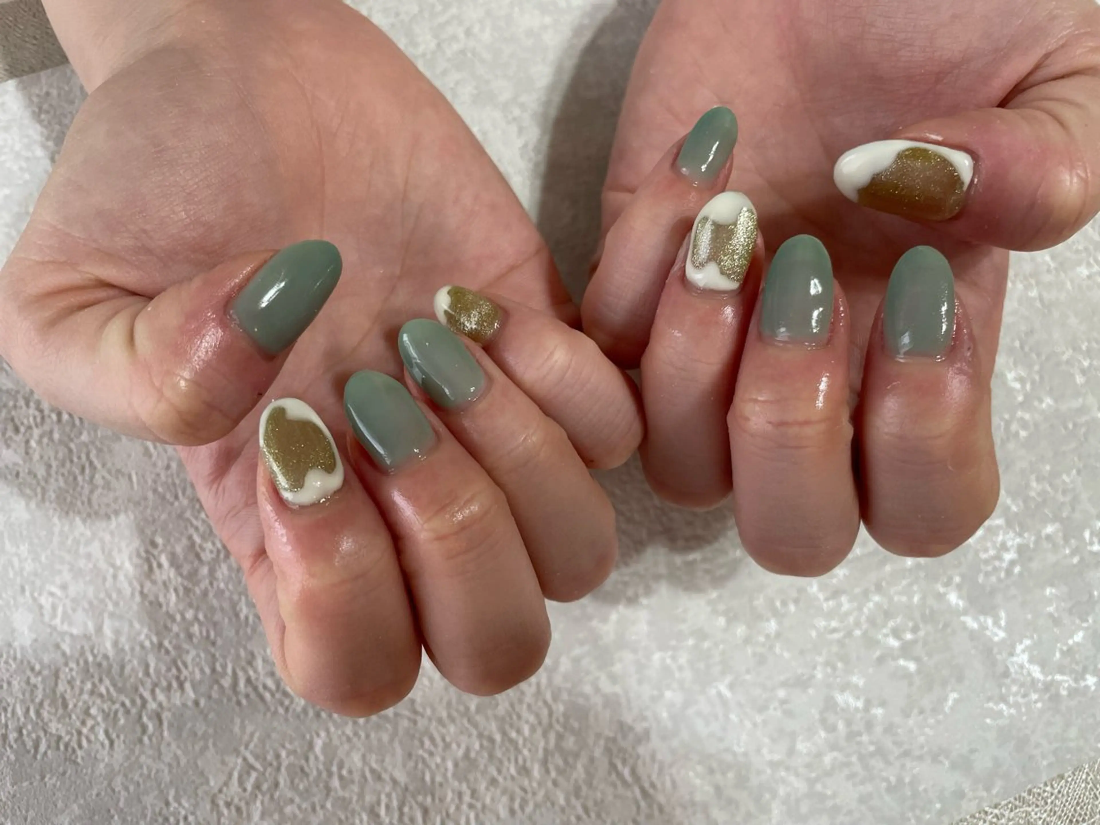 ネイル ジェルネイル メンズネイル パラジェル 春ネイル ワンホンネイル ハンドネイル kikinail 溝の口のネイルデザイン