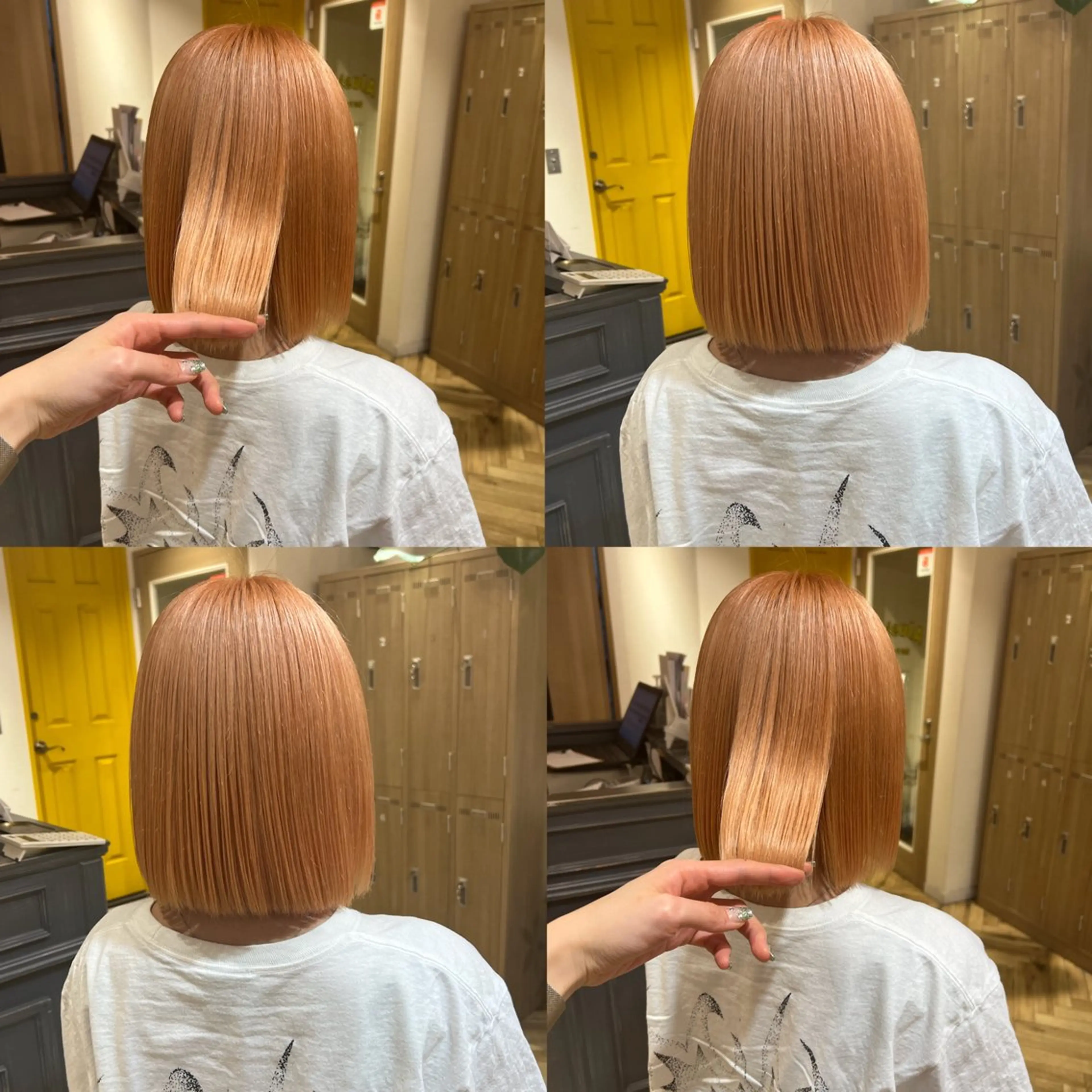 ショート カラー 艶カラー/韓国顔周り 🎀mamiのヘアスタイル