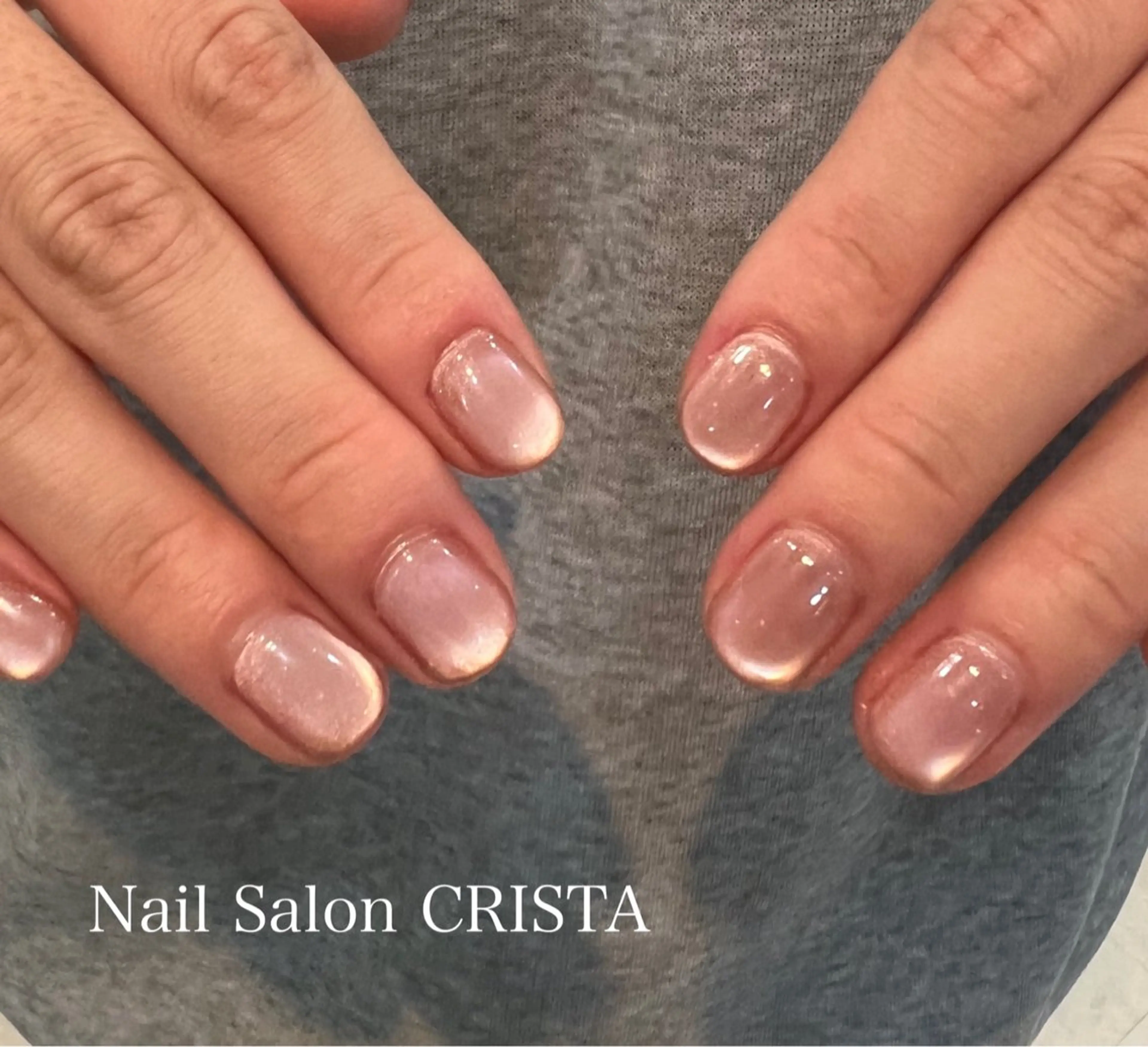 ネイル フラッシュネイル ジェルネイル キラキラネイル ラメ(グリッター) マグネットネイル ハンドネイル Nail Salon CRISTA所属・CRISTA chikakoのネイルデザイン