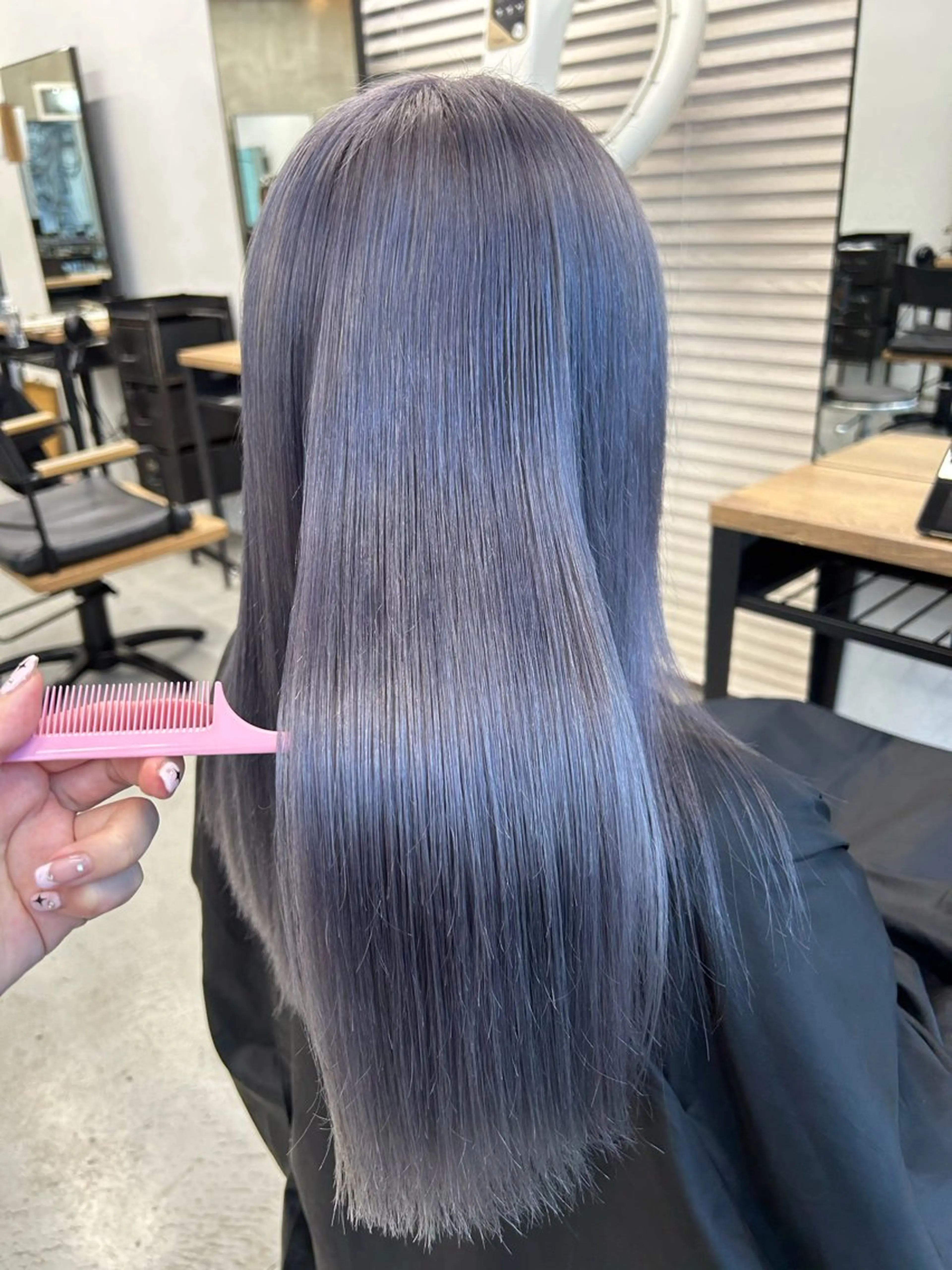 ロング カラー ヘアカラー トリートメント 韓国/ハイトーン/ ボブ🎀MIKU🎀のヘアスタイル