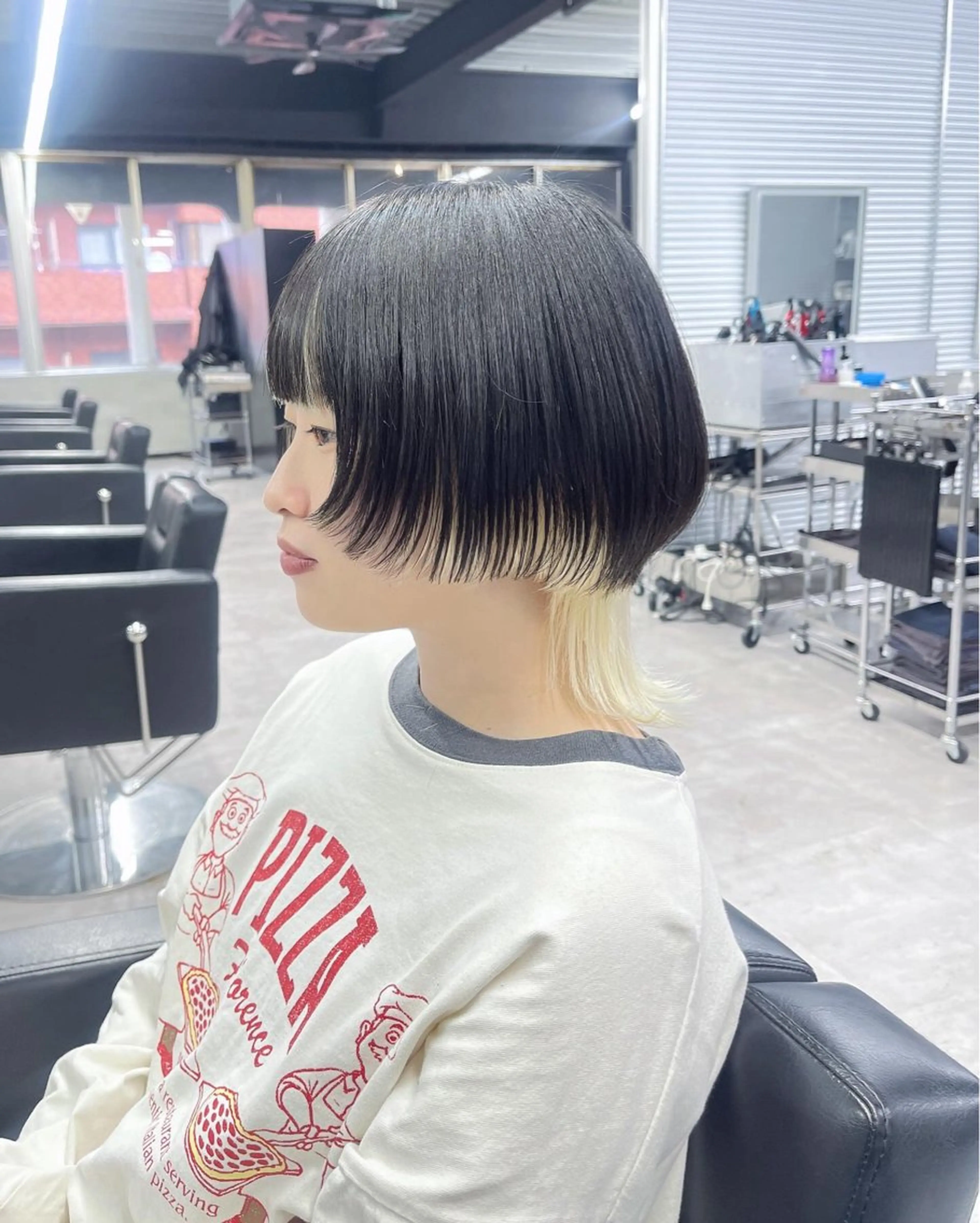 ショート ウルフカット カット ヘアカラー 柏 ウルフ/レイヤー 田中佐和🐺のヘアスタイル