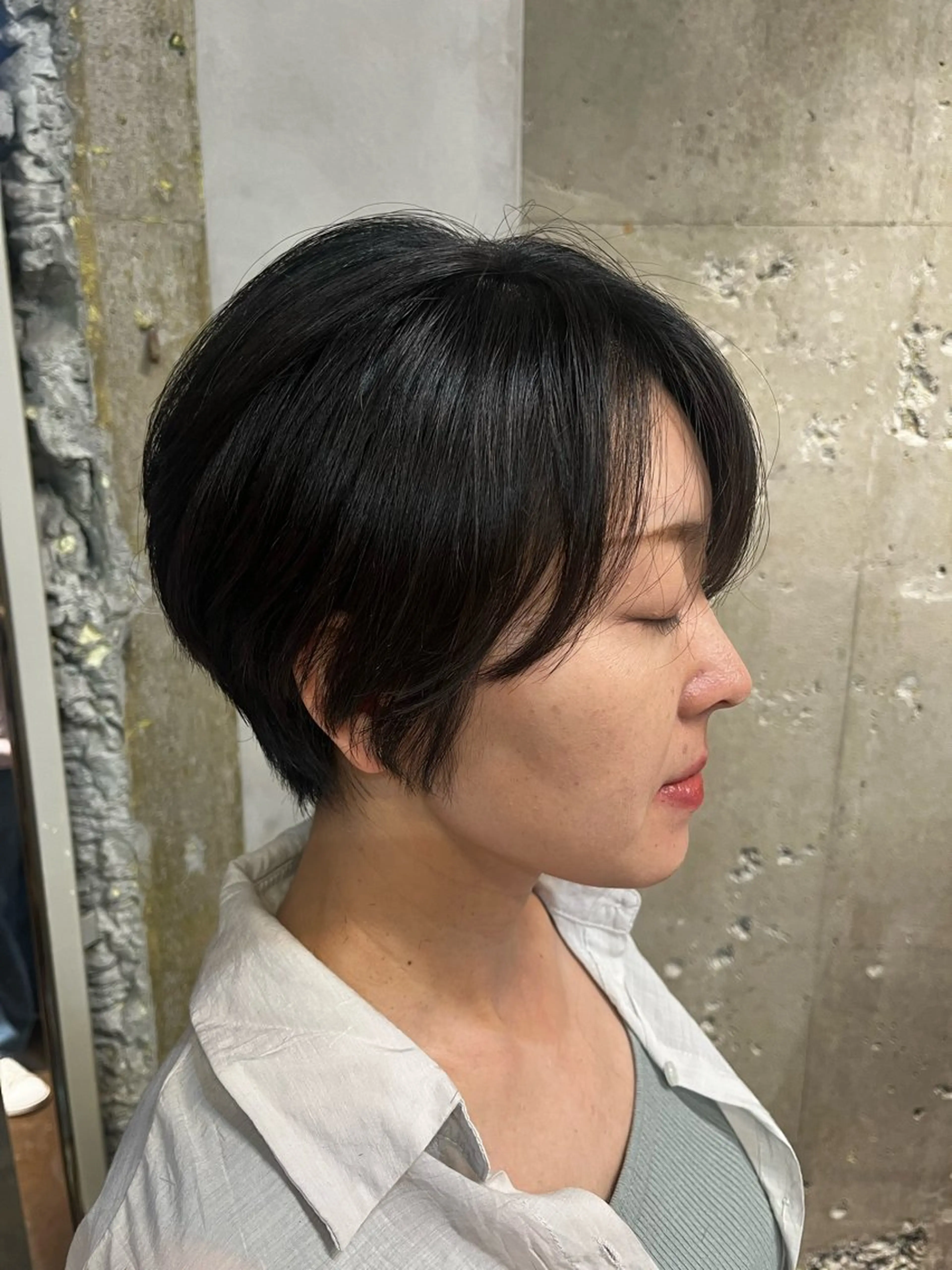 ショート 田内 満里奈のヘアスタイル