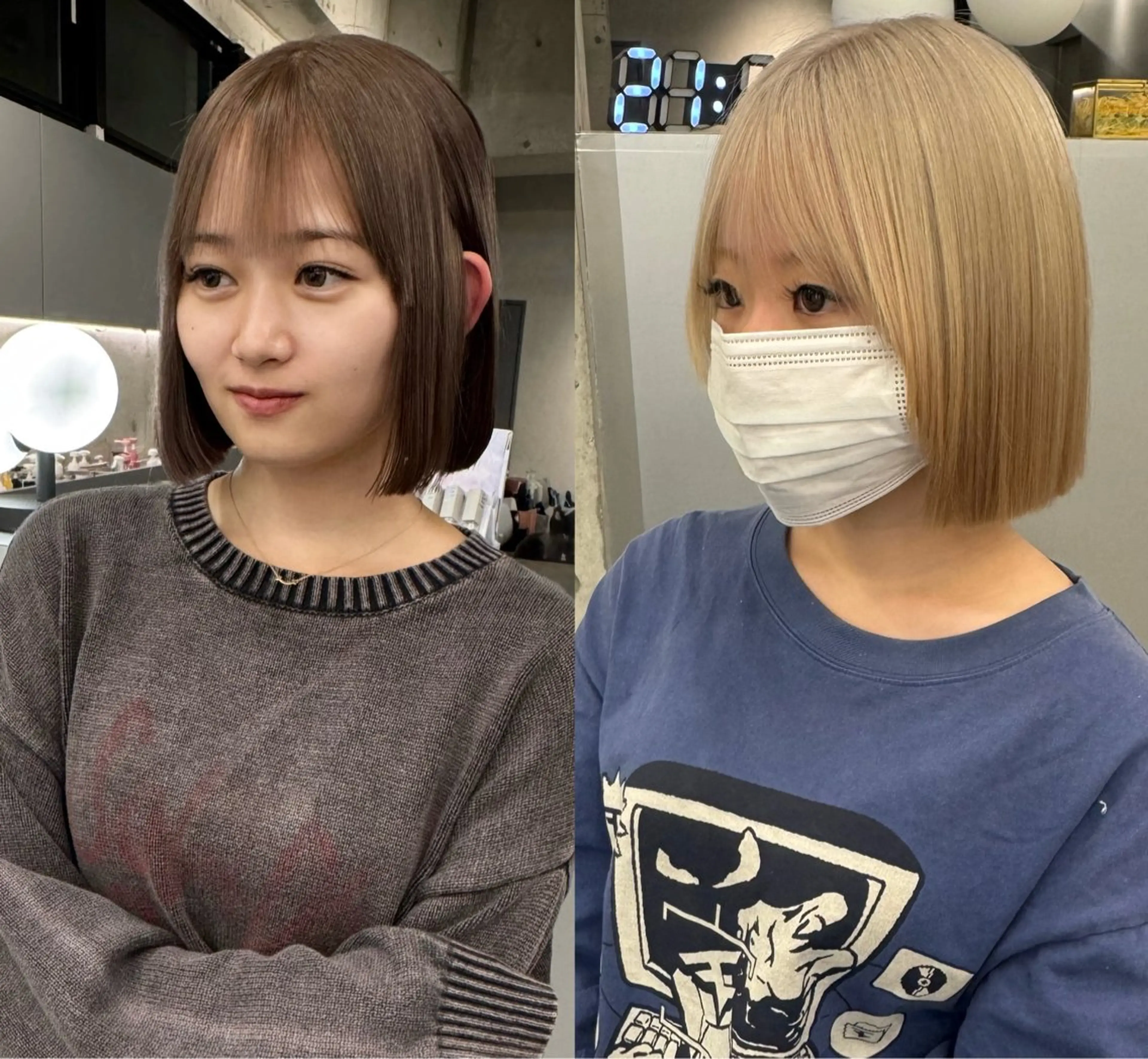 ミディアム ボブ 似合わせカット 外ハネヘア 似合わせボブカット Anonのヘアスタイル