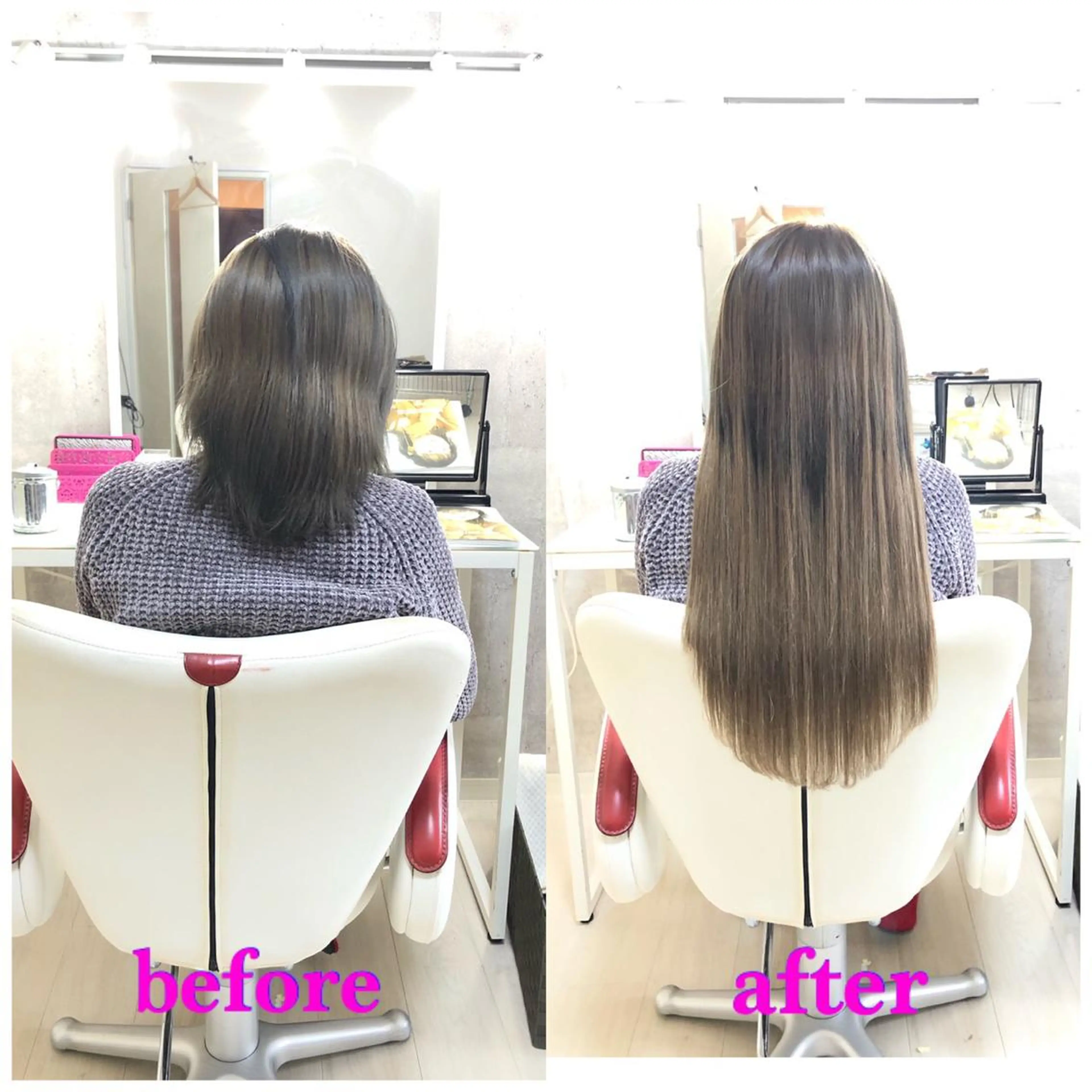 ロング エクステ ドレスアップ心斎橋店所属・🌸ドレスアップ 心斎橋店🌸のヘアスタイル