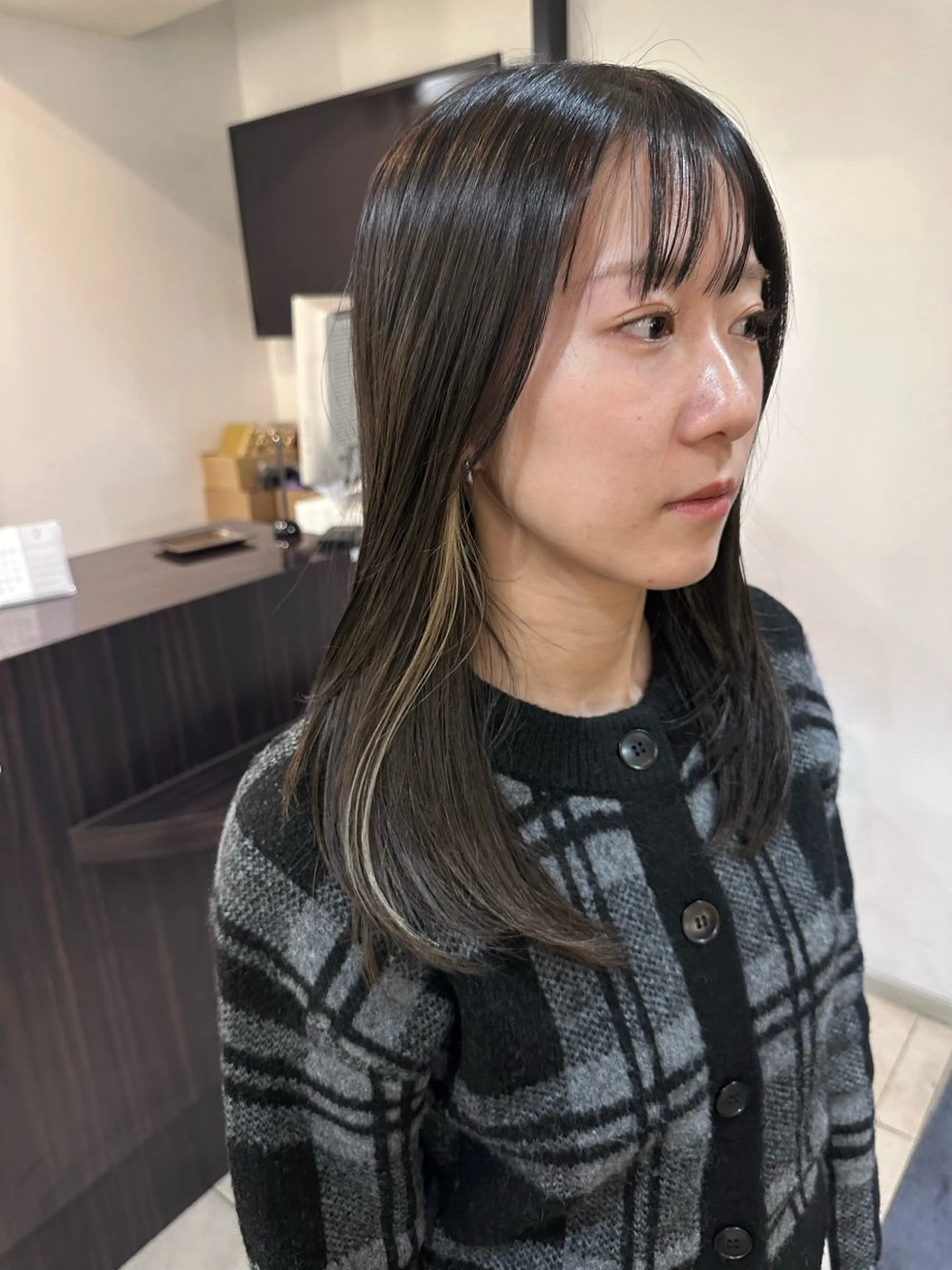 カラー mio/【日本橋】 パーマモデルのヘアスタイル