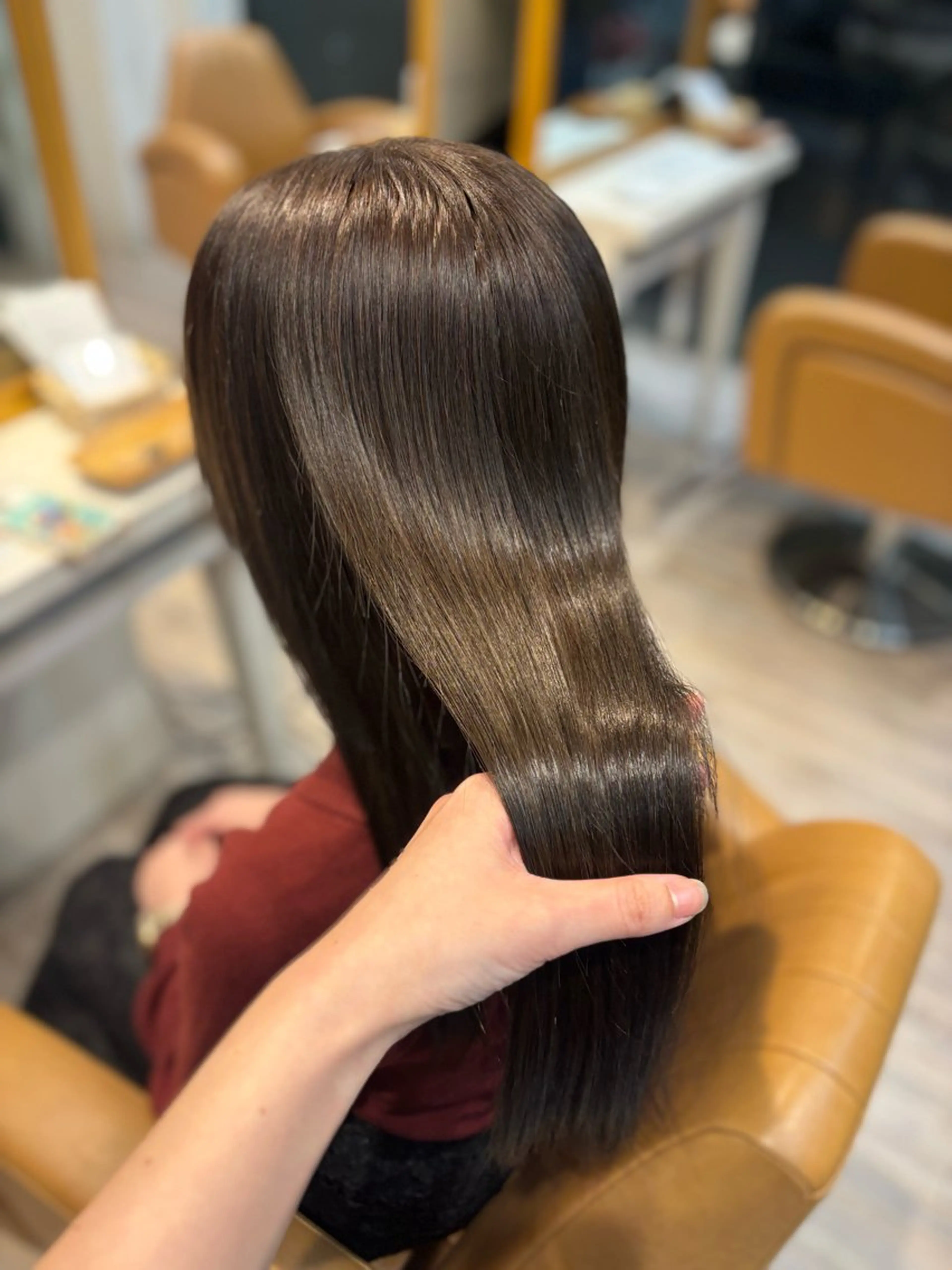 ロング カラー カット ヘアカラー トリートメント yui🥀/ボブ /ブリーチなしカラーのヘアスタイル