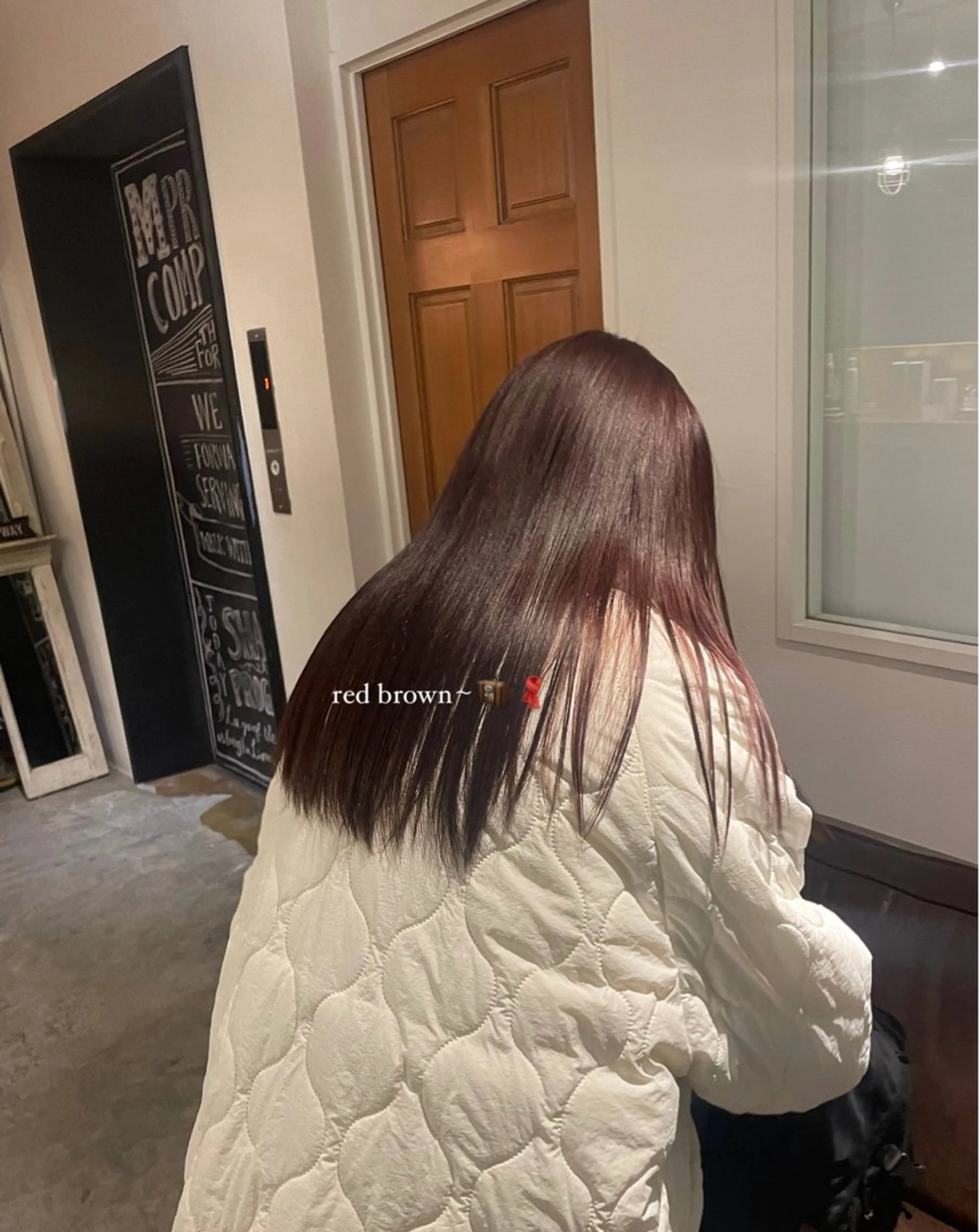 セミロング カラー MARIO HAIR DESIGN所属・艶カラー/カット 🌒Ameriのヘアスタイル