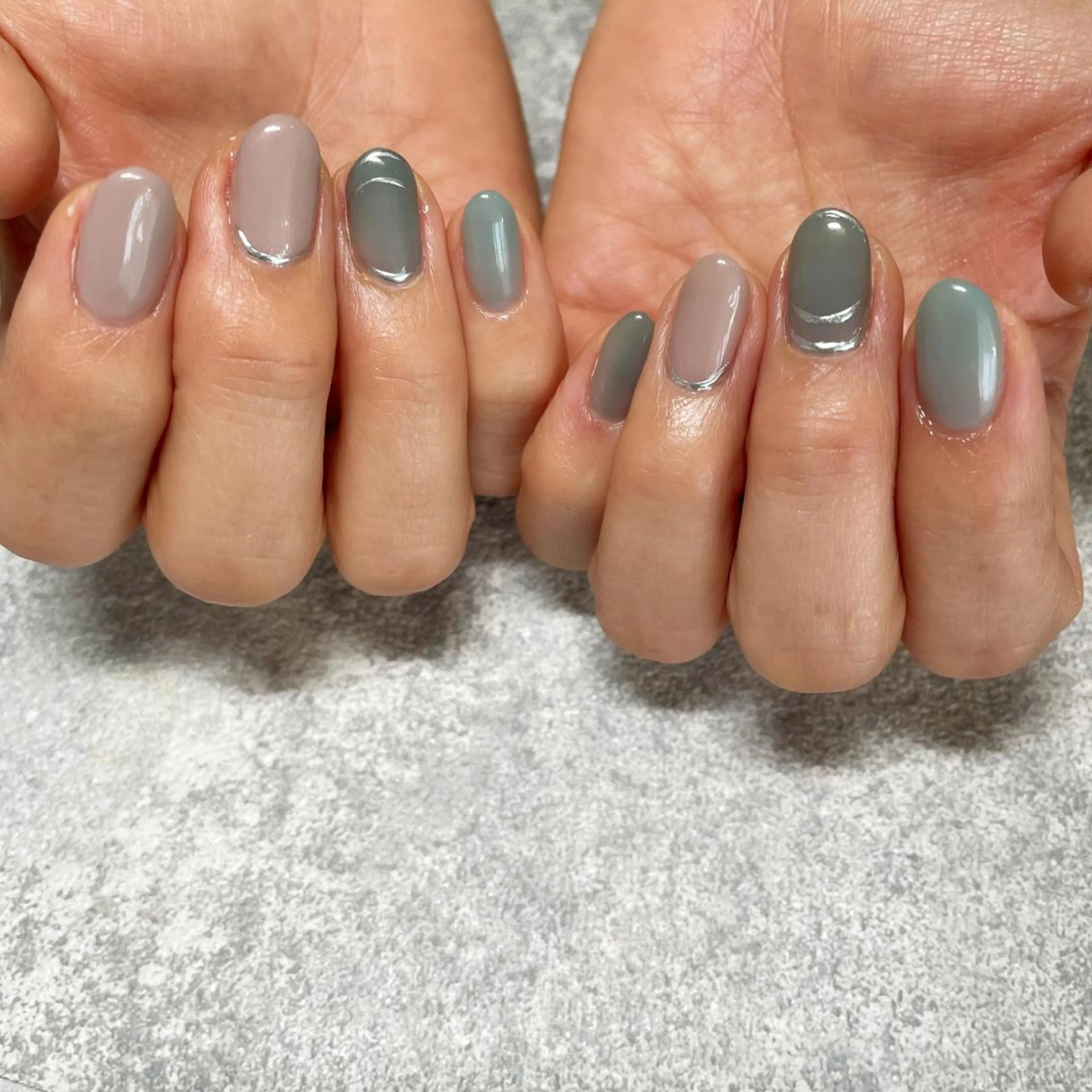 ネイル アートネイル ワンカラーネイル ハンドネイル ilo所属・舟橋 恭子のネイルデザイン