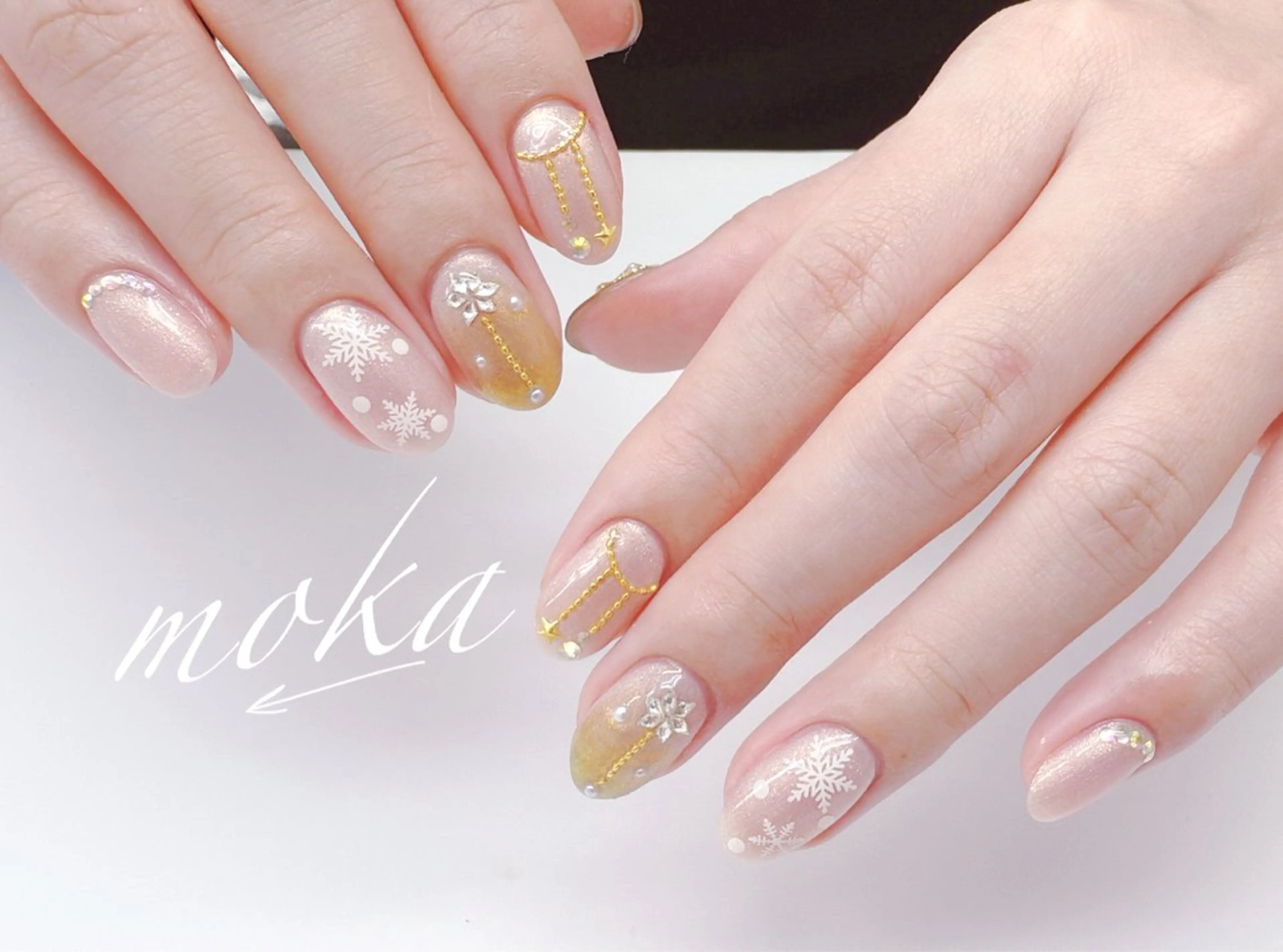 ネイル ハンドネイル ハンドケア 胡蝶蘭レディースサロ ンNailMOKAのネイルデザイン