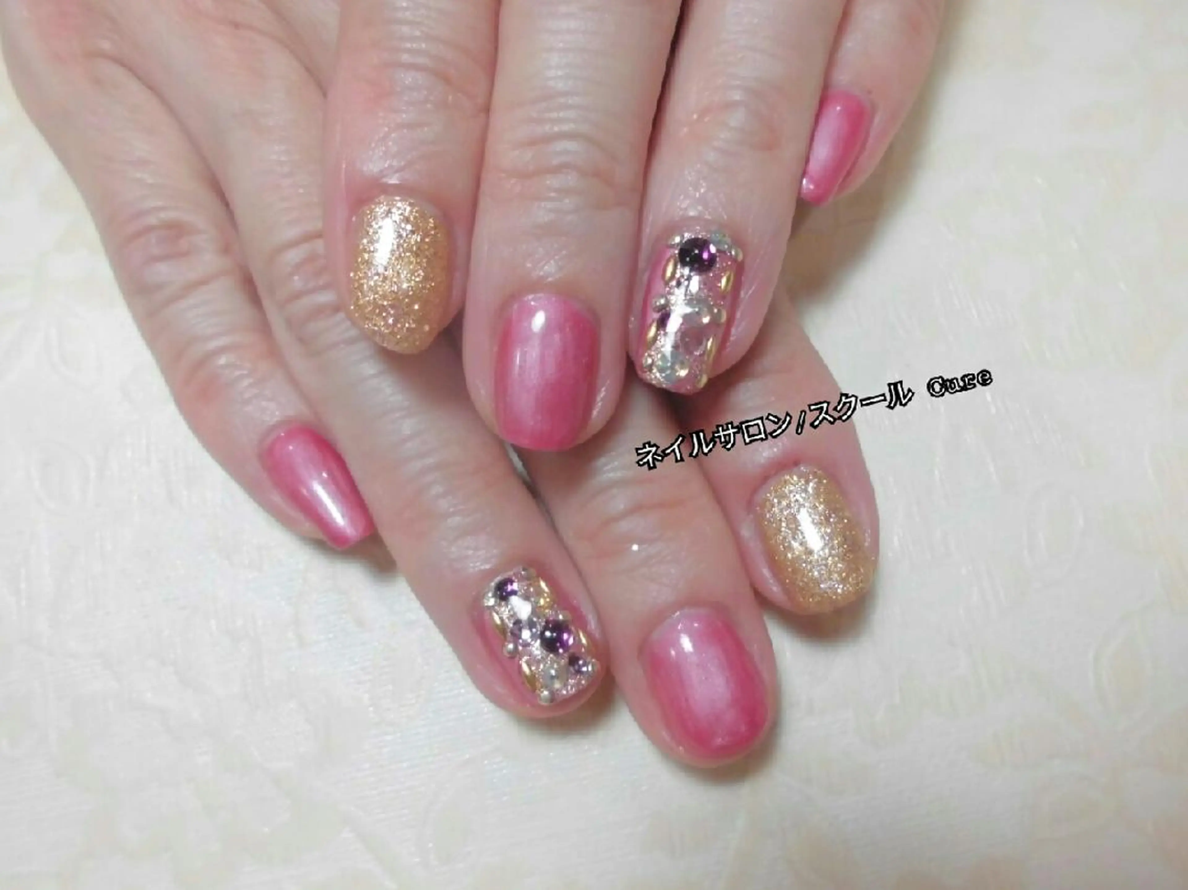 ショート ネイル ネイルサロン Cureのネイルデザイン