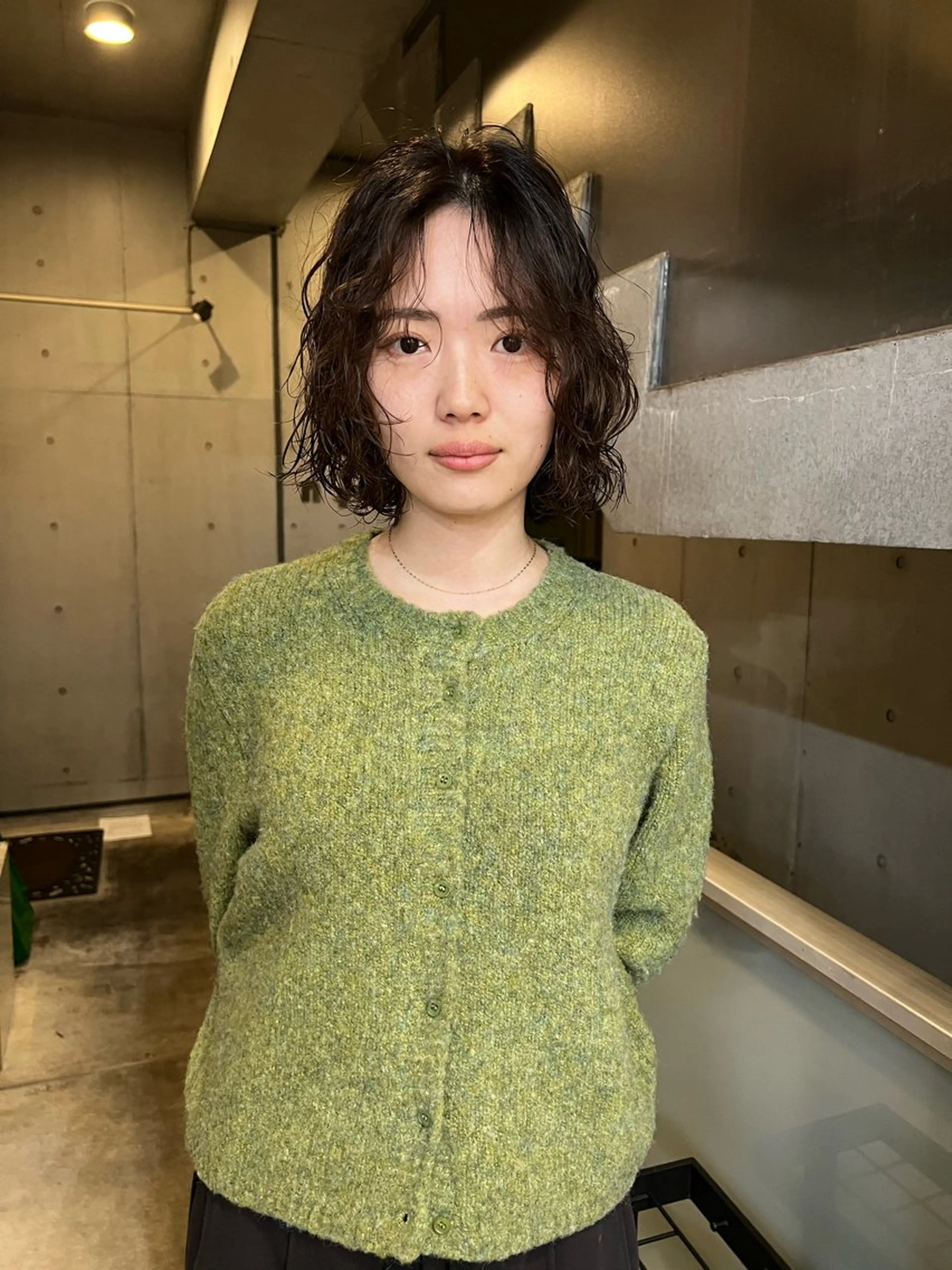 ショート juno所属・ボブ/パーマ/透明感 カラー　善方浩貴のヘアスタイル