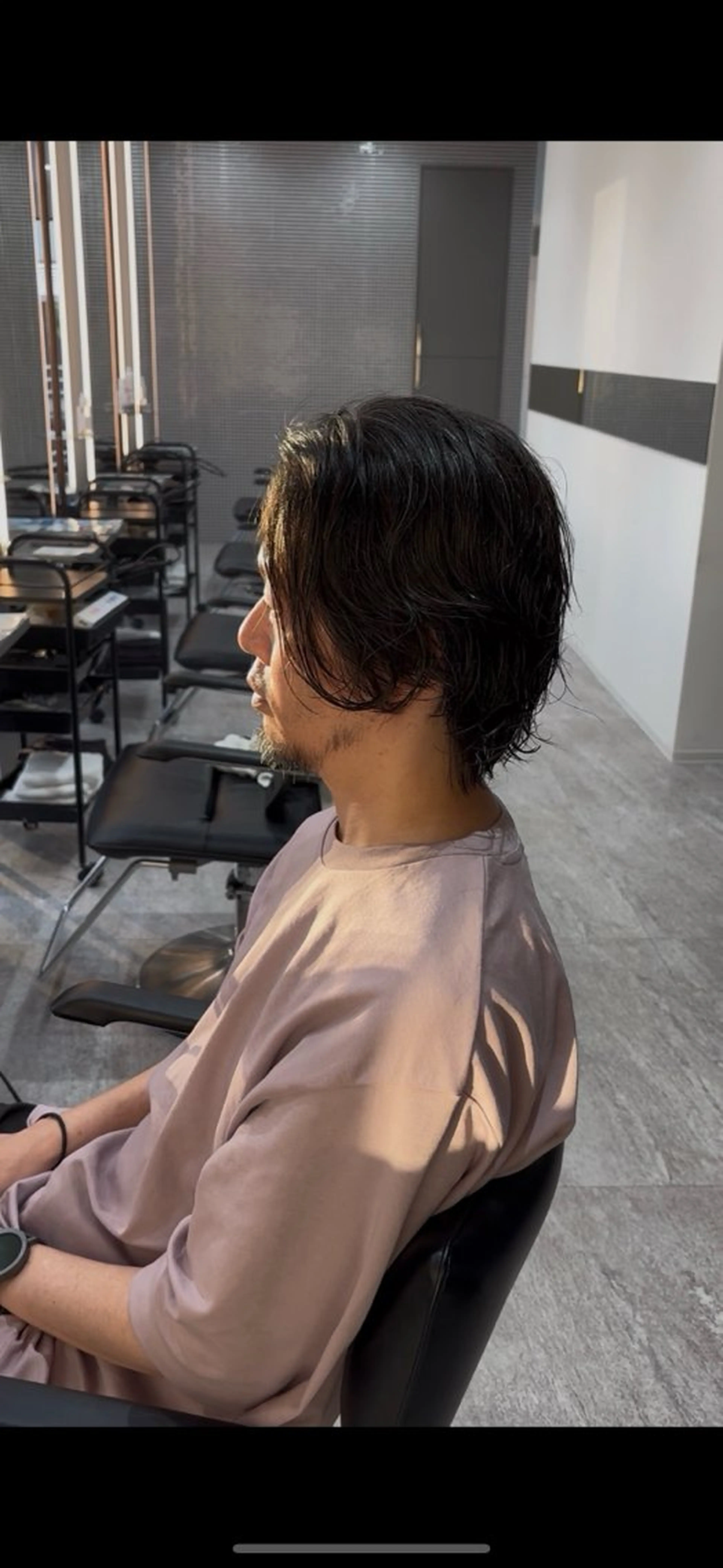 メンズ カット ハイトーン/レイヤー 艶カラー🎀まおのヘアスタイル