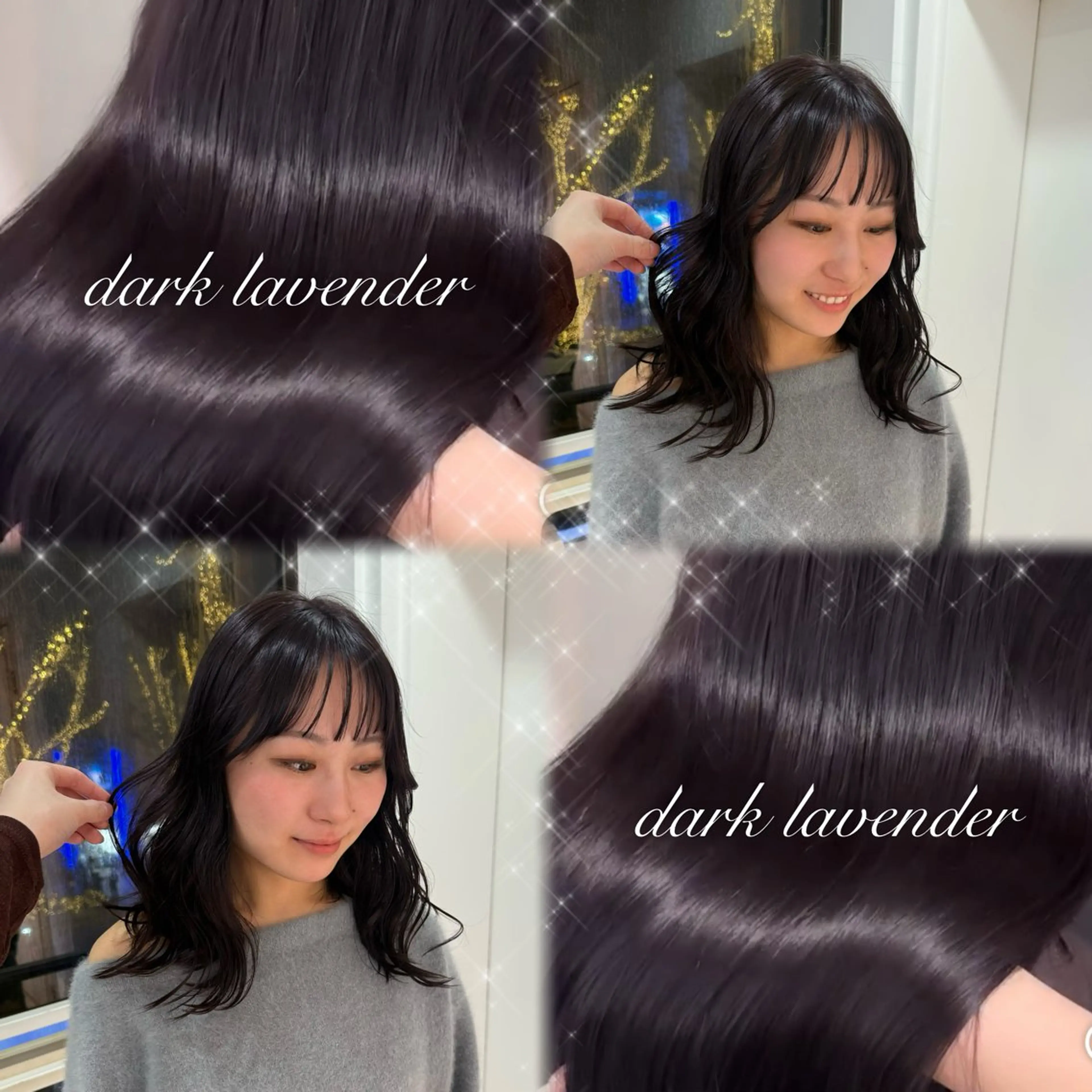 セミロング 髪質改善 カット ヘアカラー トリートメント 髪質改善”艶"カラー 🤍Hono🐶のヘアスタイル