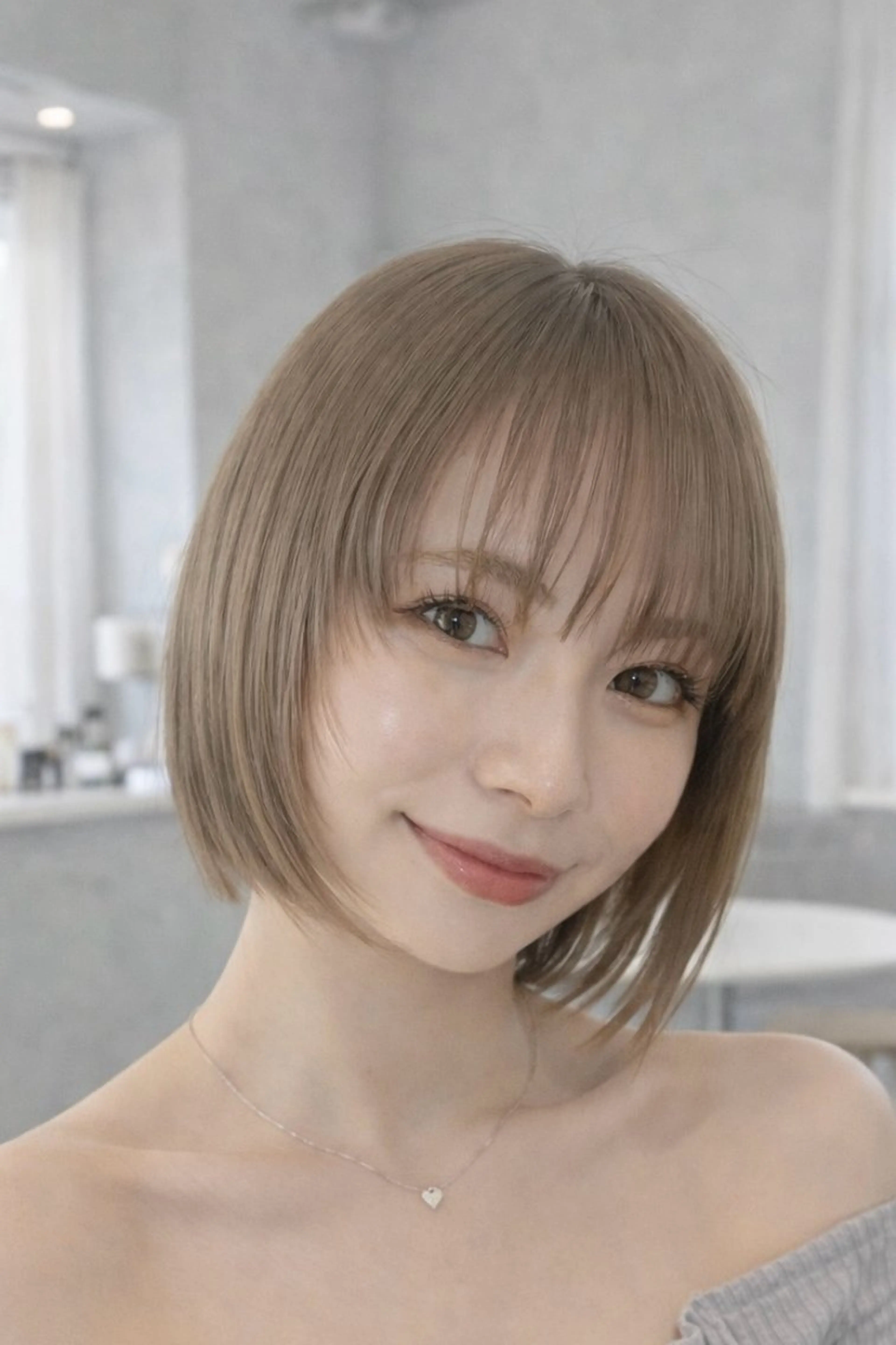 ショート カット ヘアカラー トリートメント sand clear所属・似合わせno.1 💎ボブ特化まなかのヘアスタイル