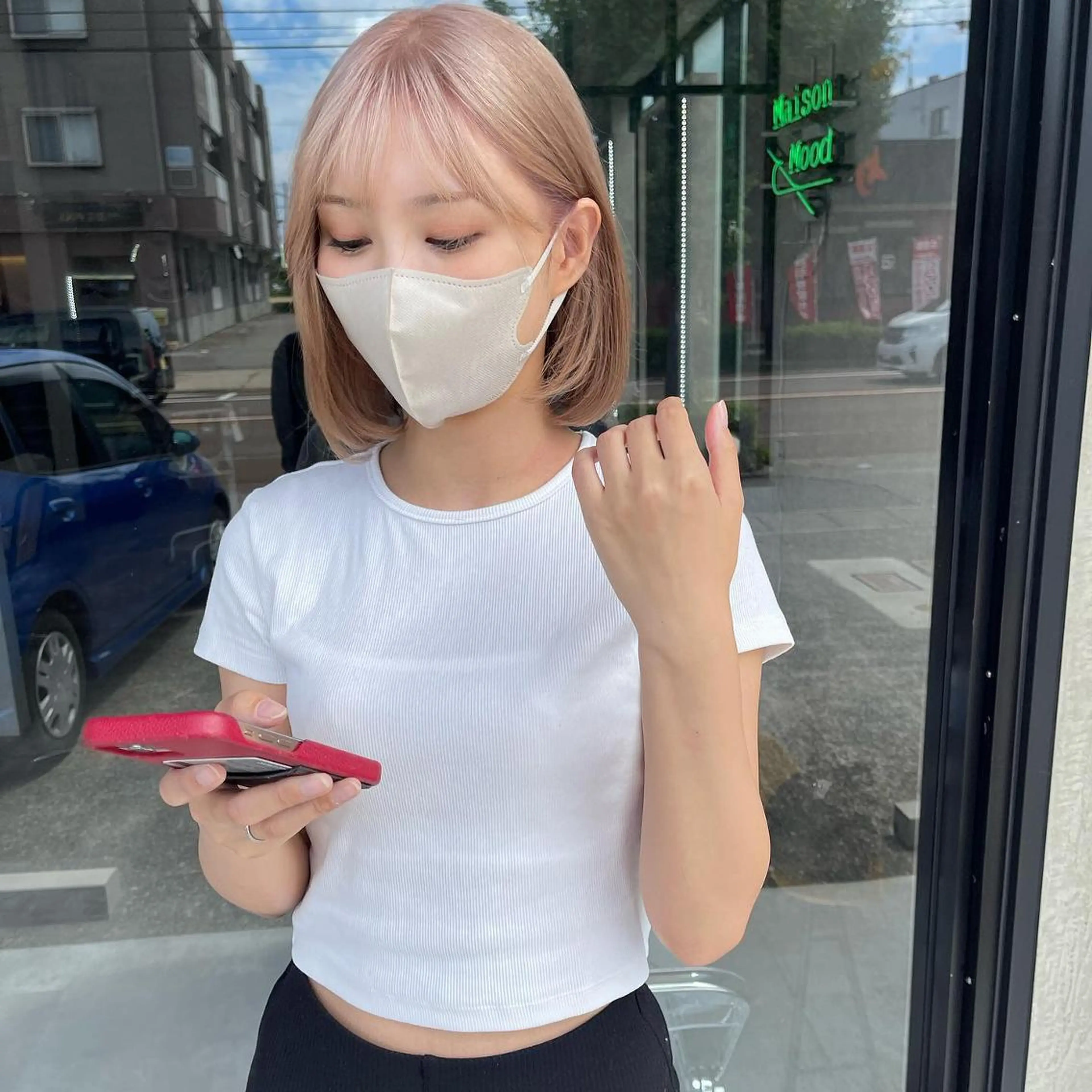 ショート カット ヘアカラー 河原 亮のヘアスタイル