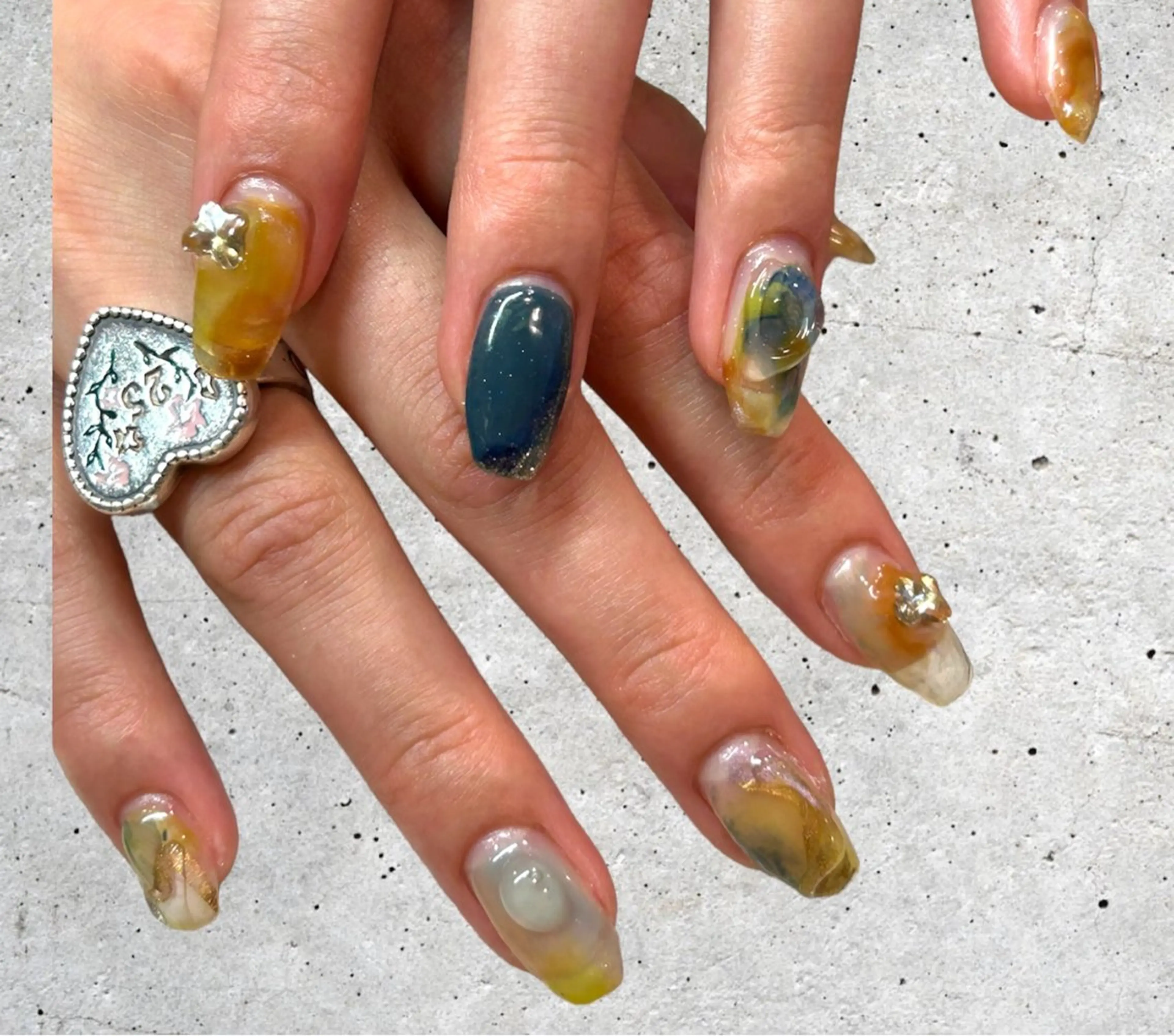 ネイル マグネットネイル ニュアンスネイル ハンドネイル cscnail keikoのその他イメージ