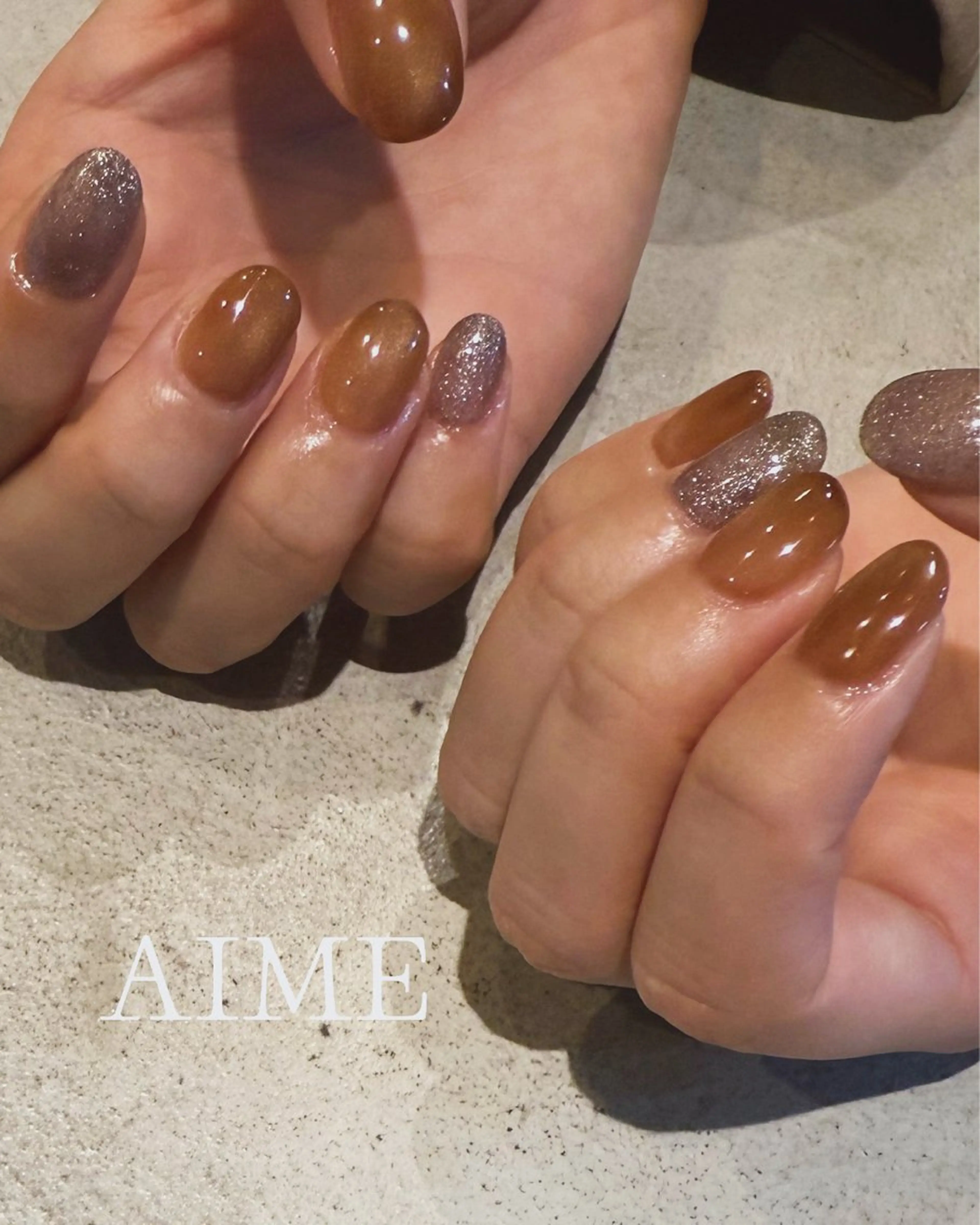 ネイル アートネイル ハンドネイル AIME （momo）のネイルデザイン