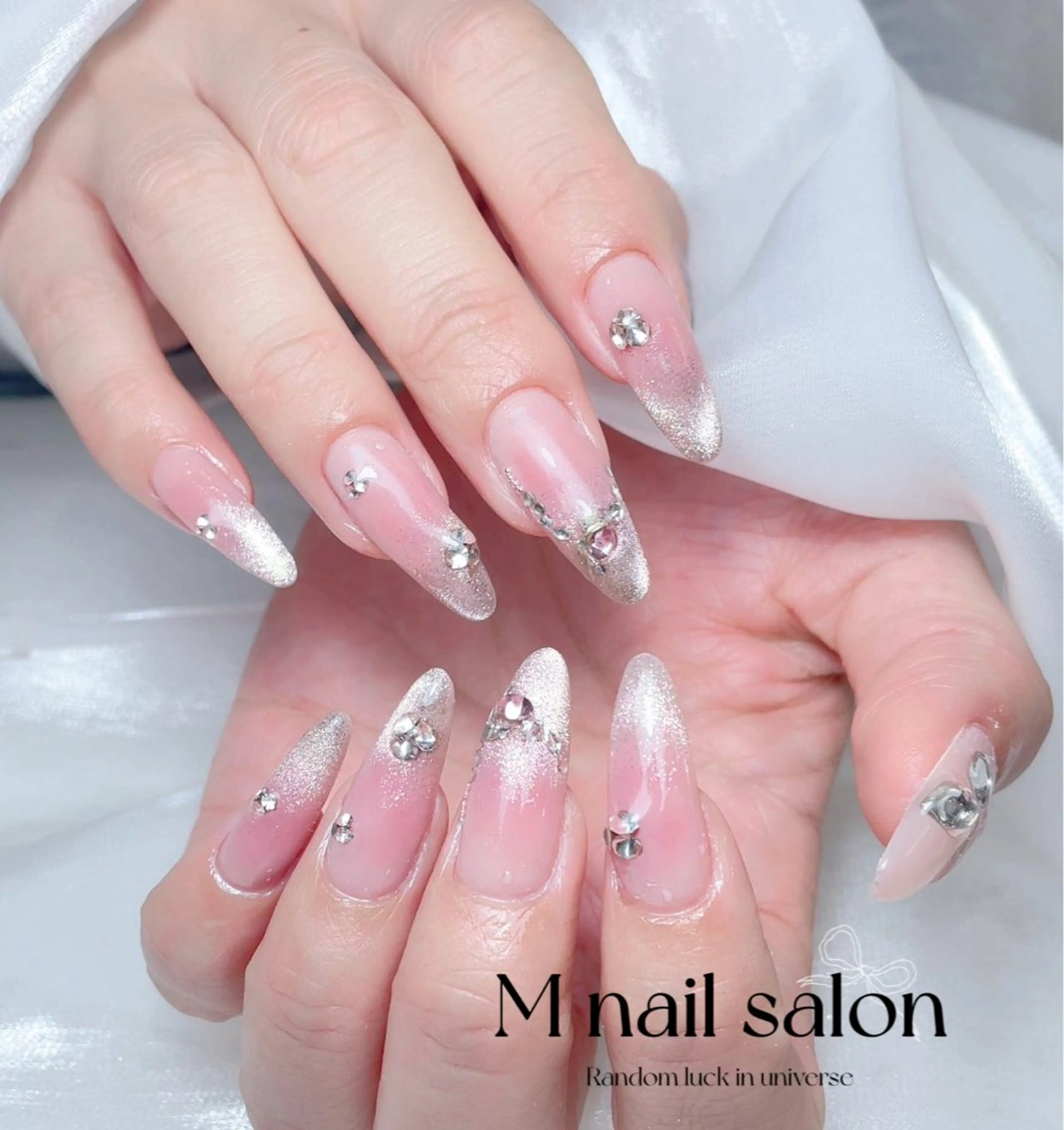 ネイル ハンドネイル M🌷nail 長さだし専門店のネイルデザイン