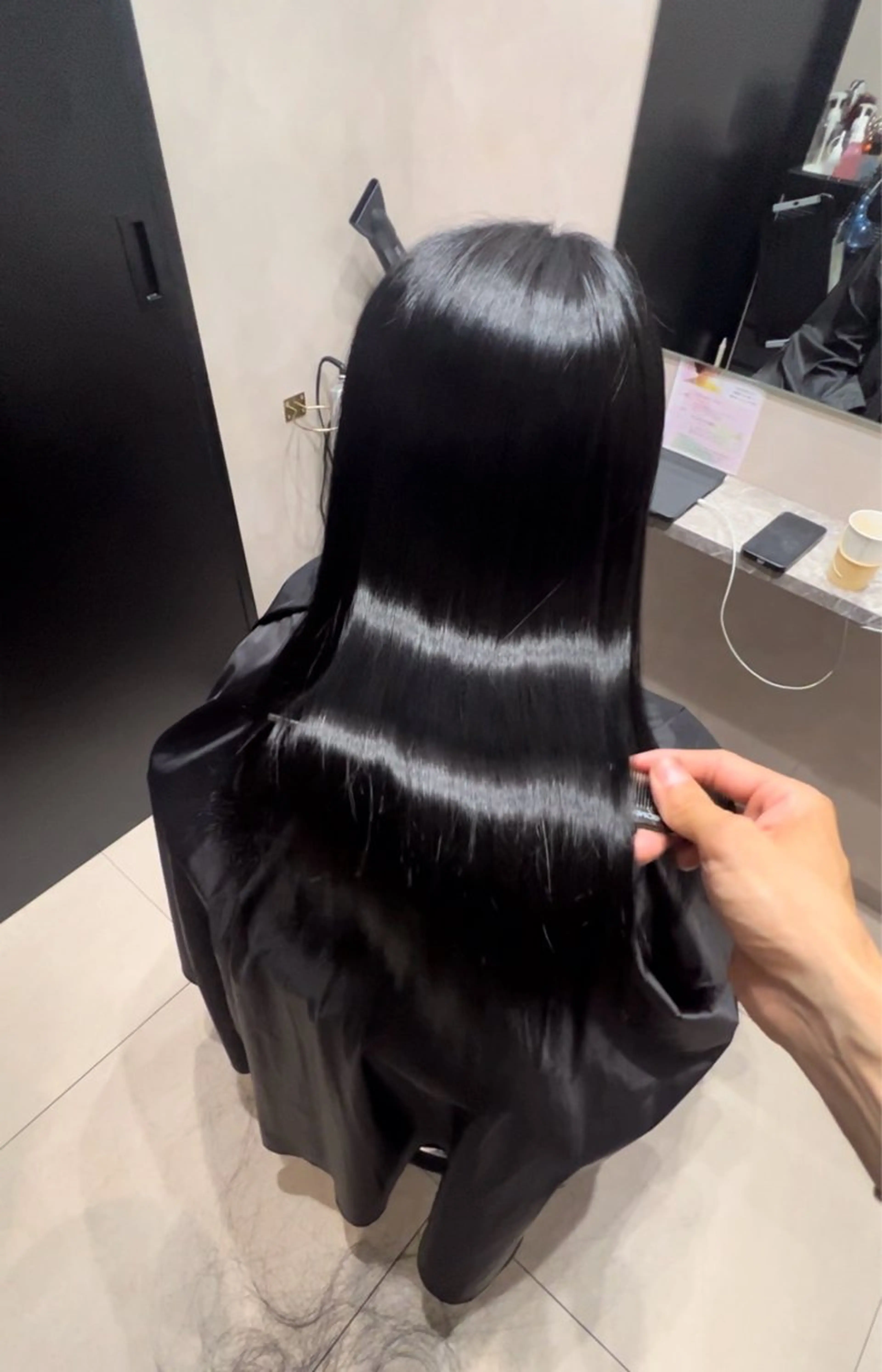 🏝️人気No.1😊髪質改善カラー+カット+超音波トリートメントの写真